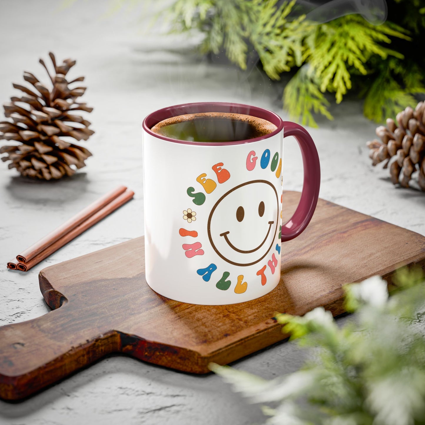 See Good In All Things – Accent Mug (11oz/15oz)
