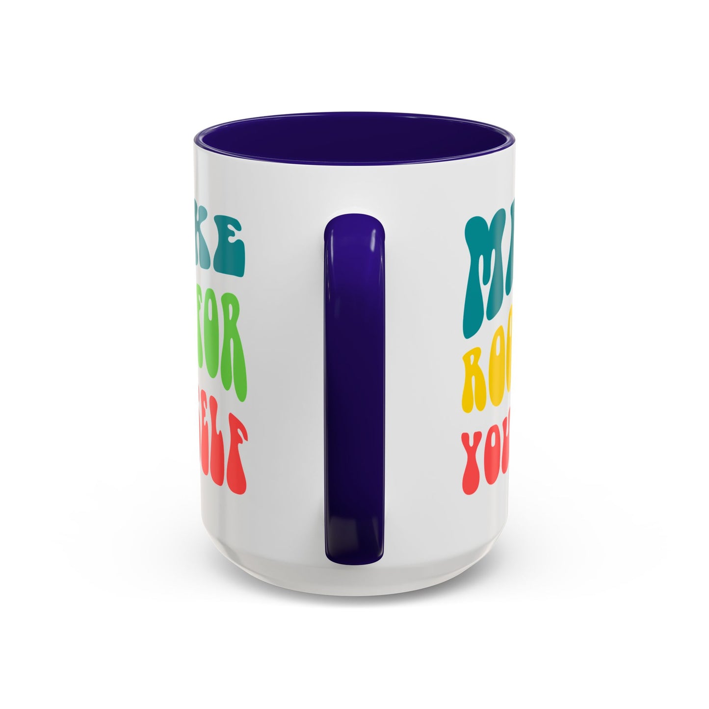 Make Room For Yourself – Retro Affirmation Accent Mug (11oz/15oz)