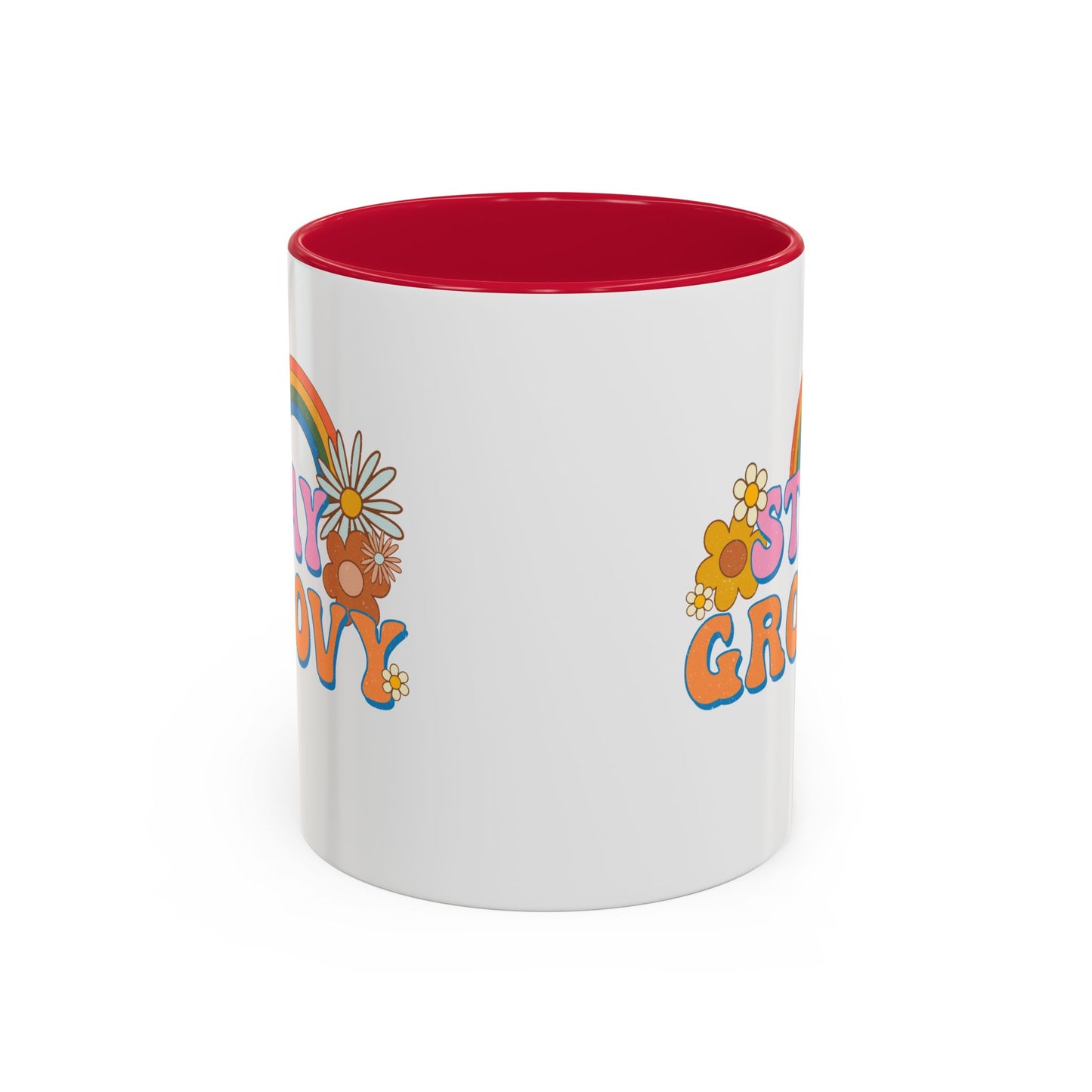 Stay Groovy Coffee Mug – Accent (11/15oz, 9 Colors)