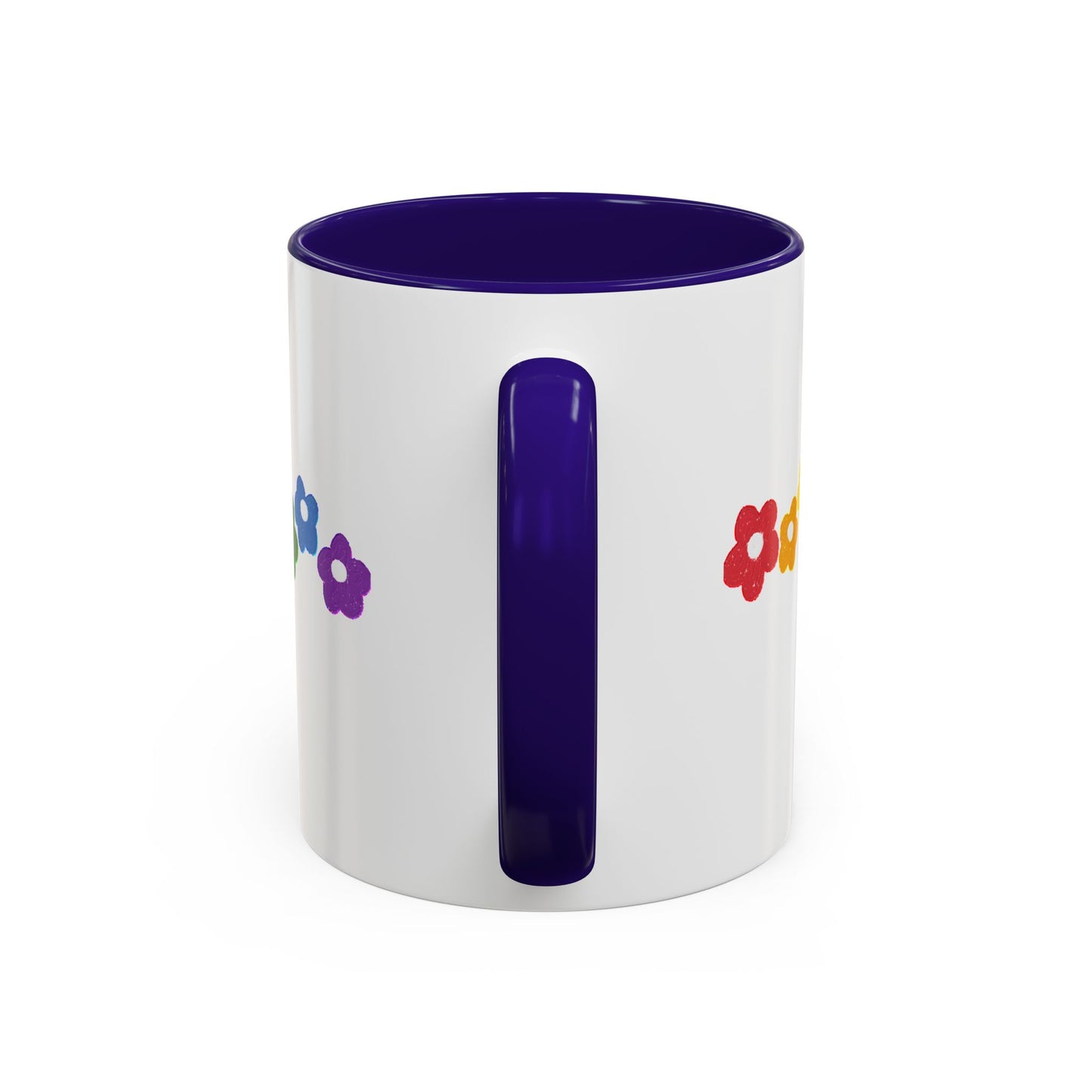 Rainbow Flower Arc Ceramic Mug – 11oz, 15oz, 20oz