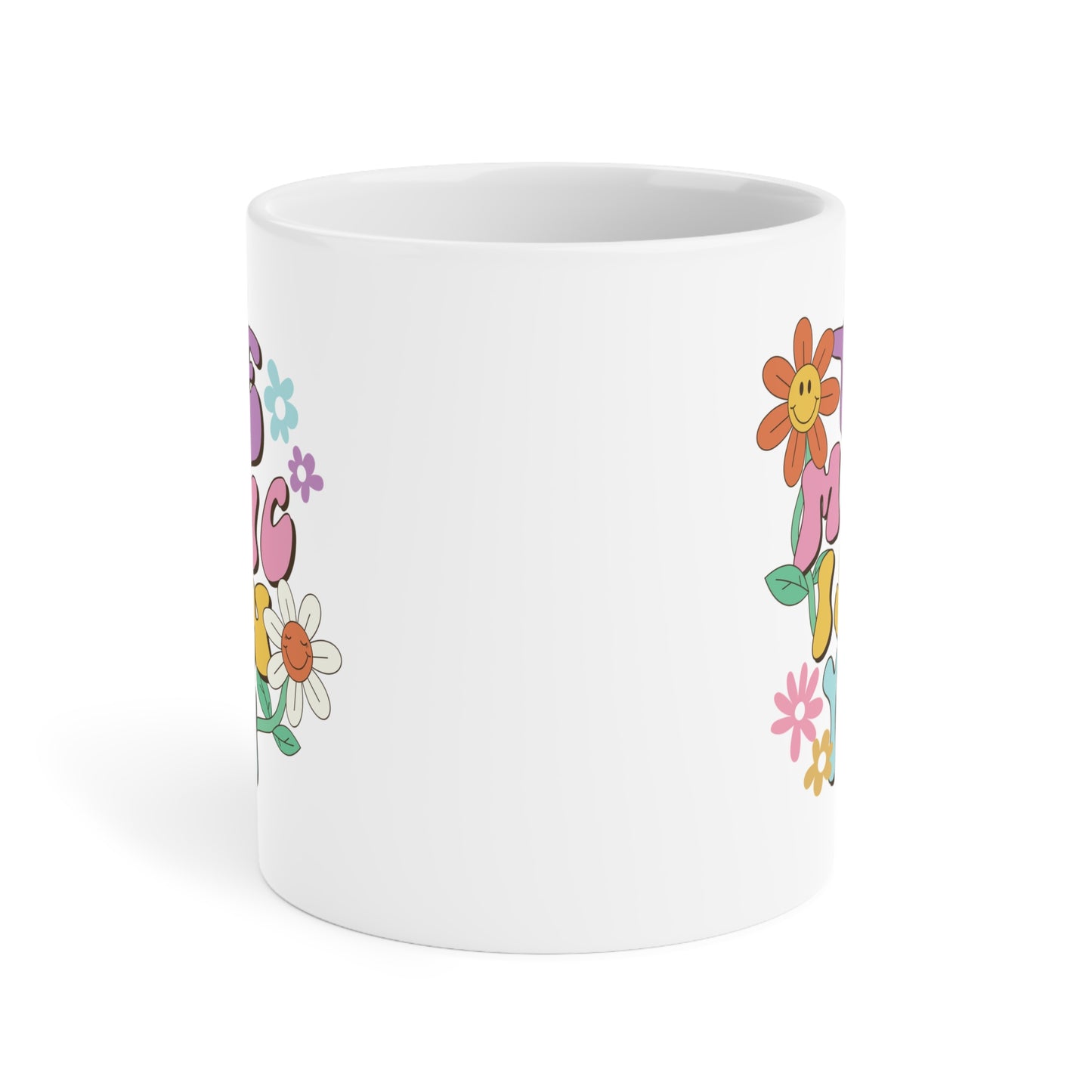 The Magic Is In You Coffee Mug – 70s Daisy Lettering | 11oz 15oz 20oz