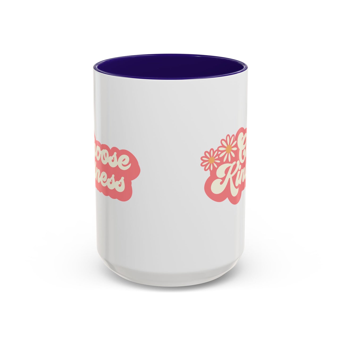Choose Kindness Retro Accent Mug (11oz/15oz)