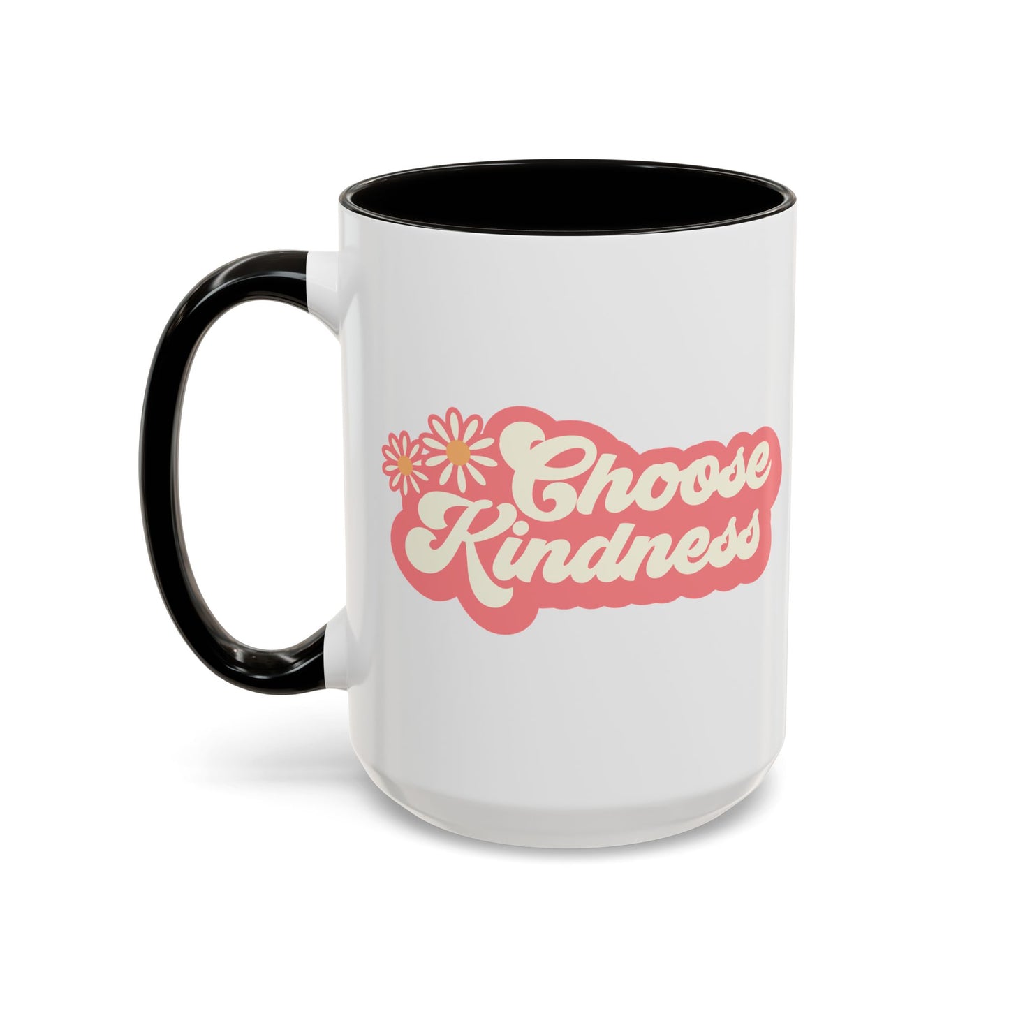 Choose Kindness Retro Accent Mug (11oz/15oz)