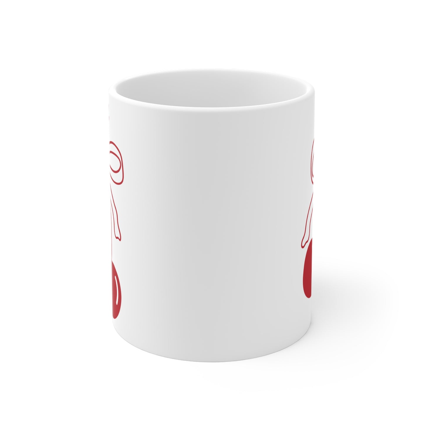 444 Angel Number Cherries Coffee Mug – Coquette Bow Kawaii | 11oz 15oz 20oz White Ceramic