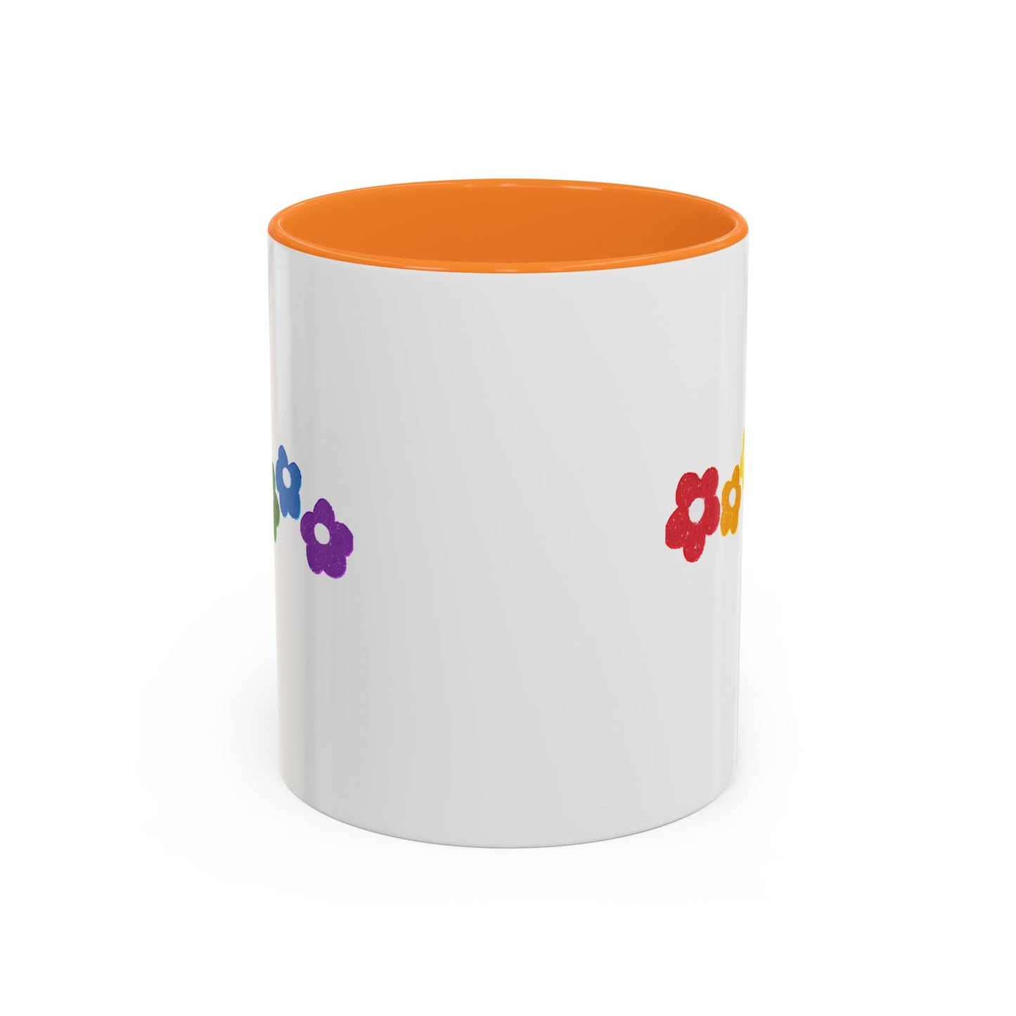 Rainbow Flower Arc Ceramic Mug – 11oz, 15oz, 20oz