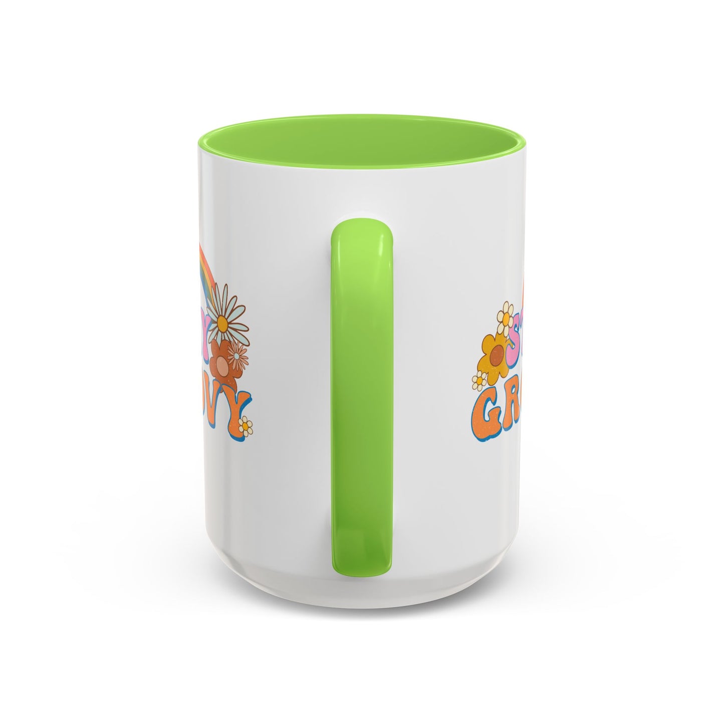 Stay Groovy Coffee Mug – Accent (11/15oz, 9 Colors)