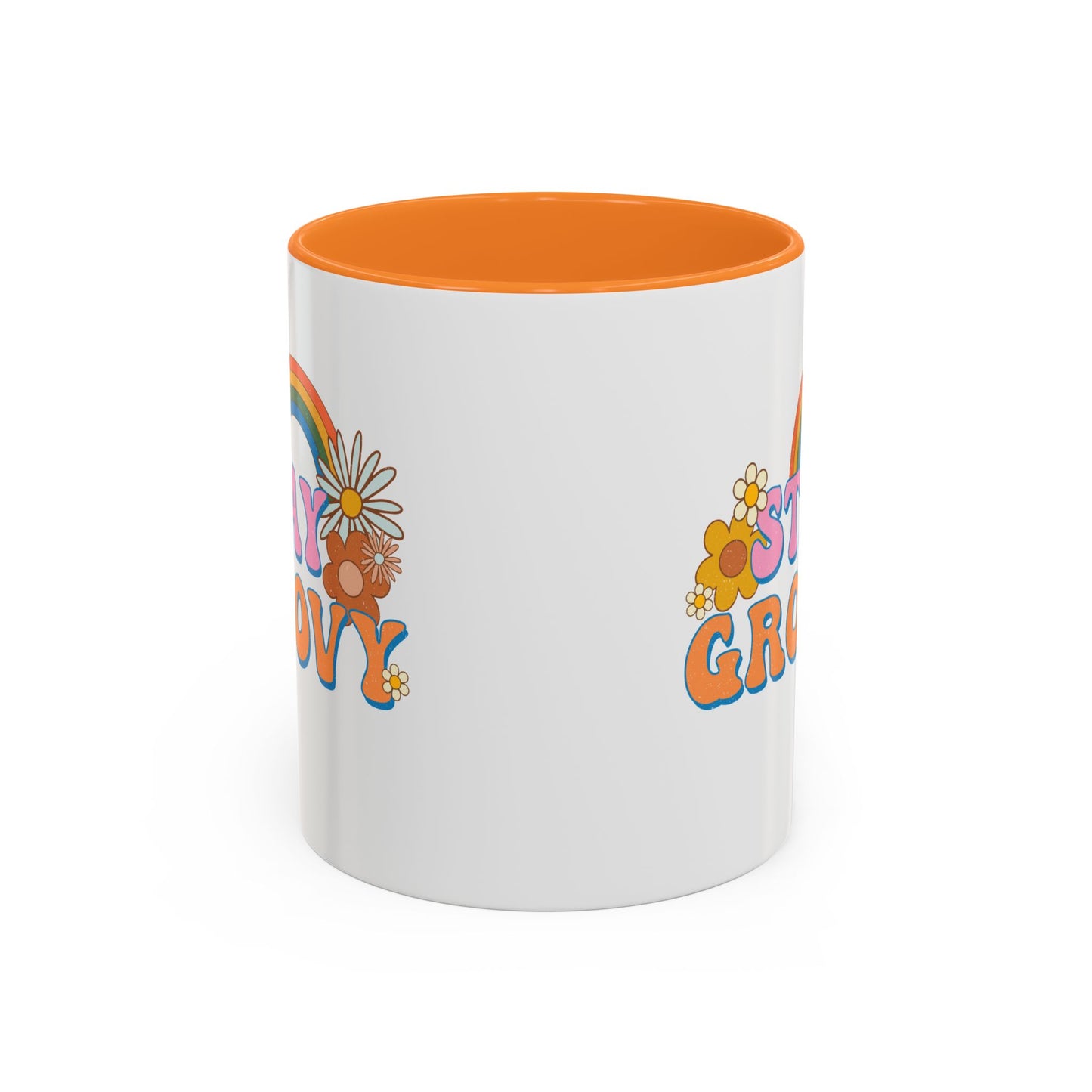 Stay Groovy Coffee Mug – Accent (11/15oz, 9 Colors)
