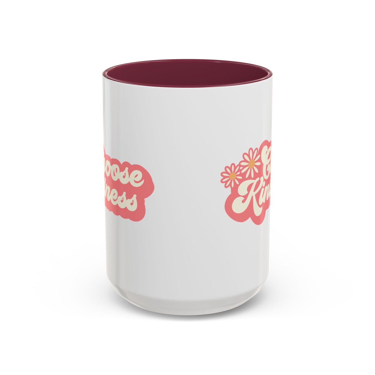 Choose Kindness Retro Accent Mug (11oz/15oz)