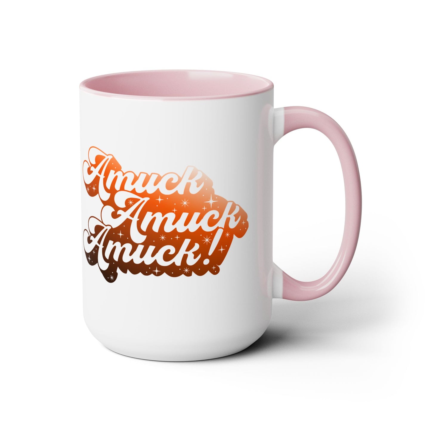 Amuck Amuck Amuck! Coffee Mug – Black Accent | Halloween Groovy Vibes