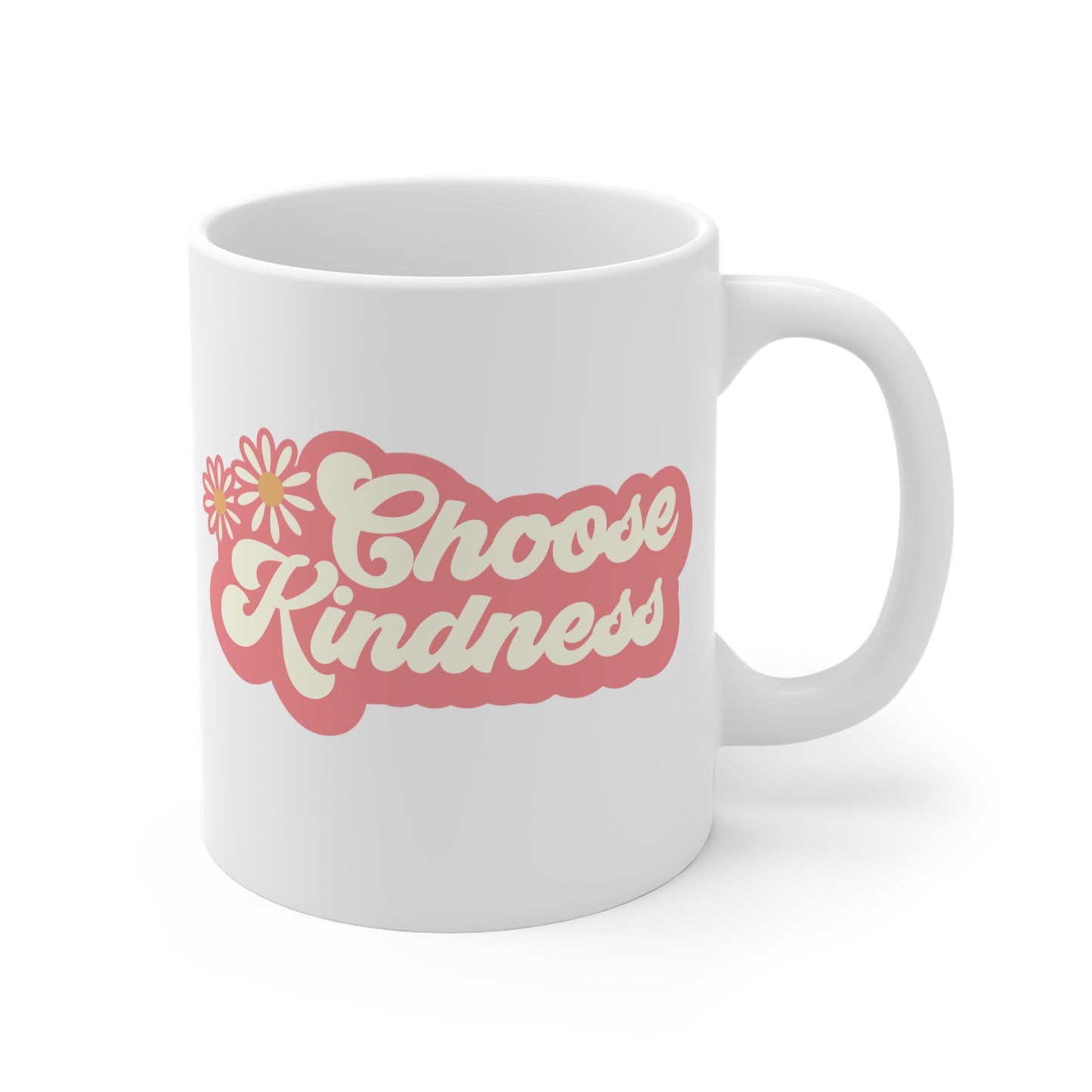 Choose Kindness Coffee Mug 20oz - Inspirational Ceramic Cup, Positivity & Kindness, Empathetic Gift, Compassion Themed, Daily Reminder