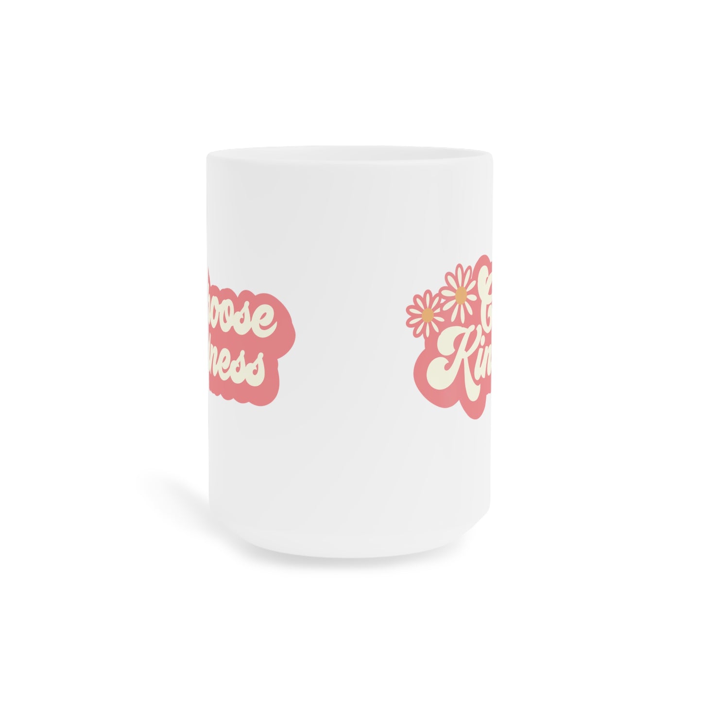 Choose Kindness Coffee Mug 20oz - Inspirational Ceramic Cup, Positivity & Kindness, Empathetic Gift, Compassion Themed, Daily Reminder