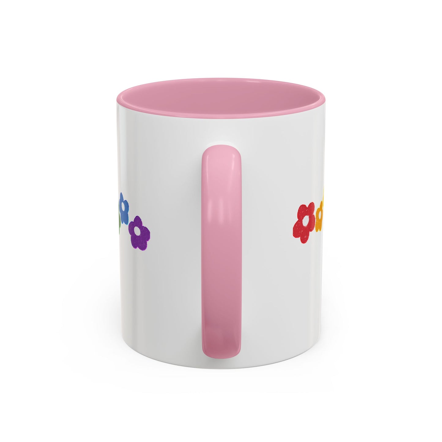 Rainbow Flower Arc Ceramic Mug – 11oz, 15oz, 20oz