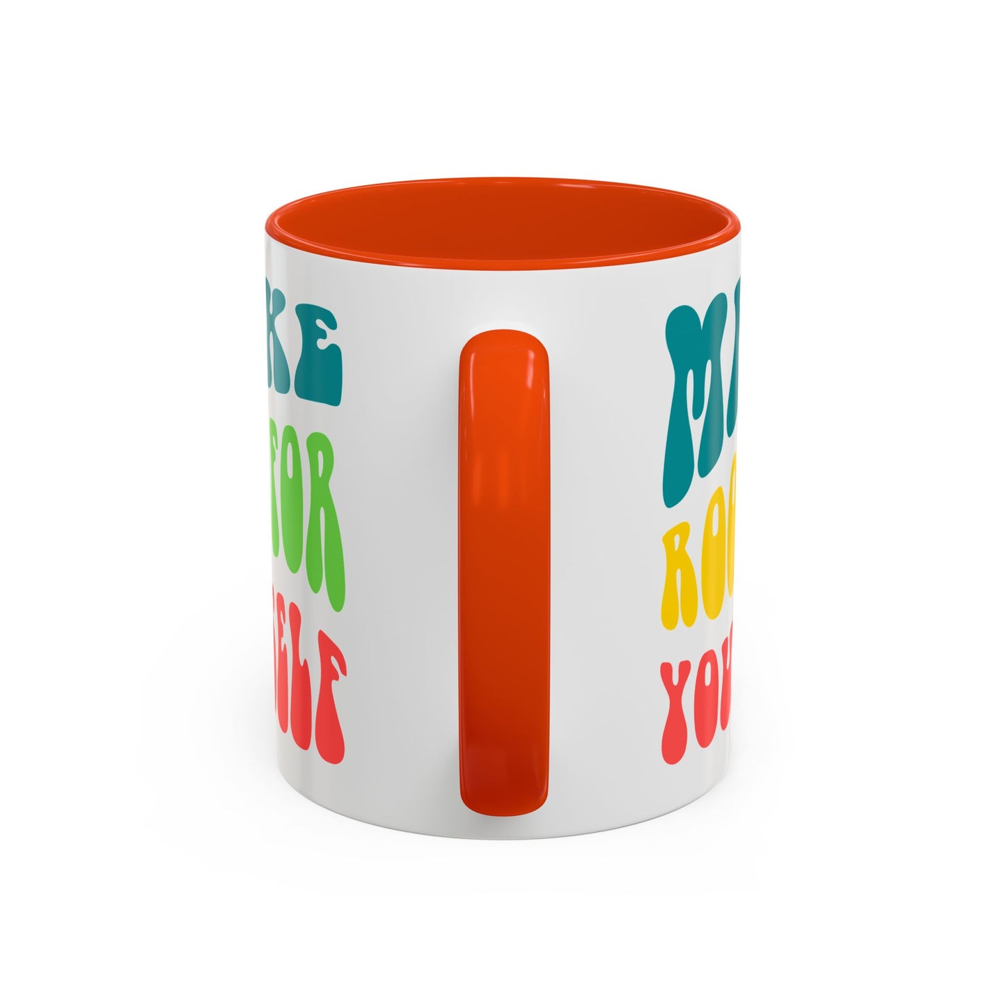 Make Room For Yourself – Retro Affirmation Accent Mug (11oz/15oz)