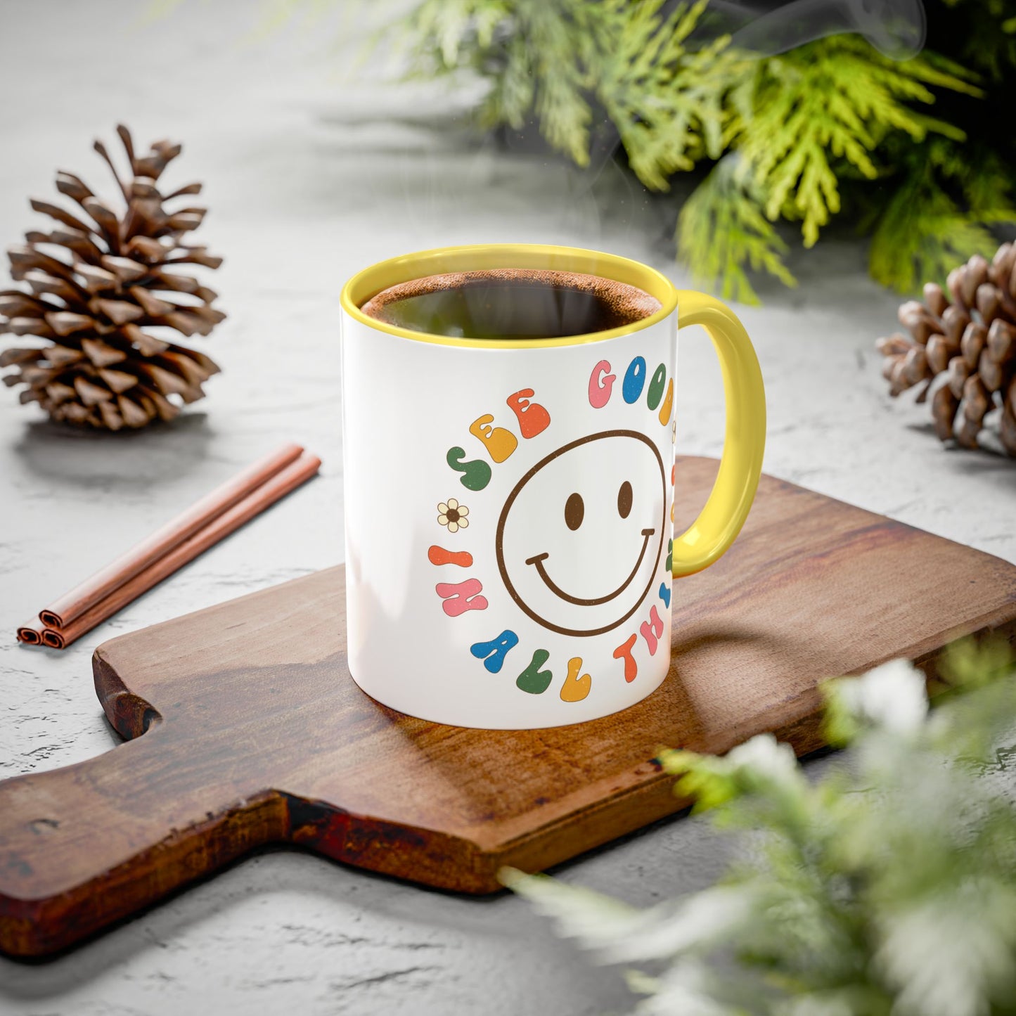 See Good In All Things – Accent Mug (11oz/15oz)