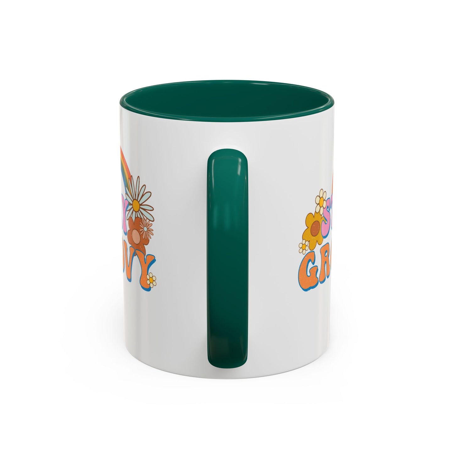 Stay Groovy Coffee Mug – Accent (11/15oz, 9 Colors)