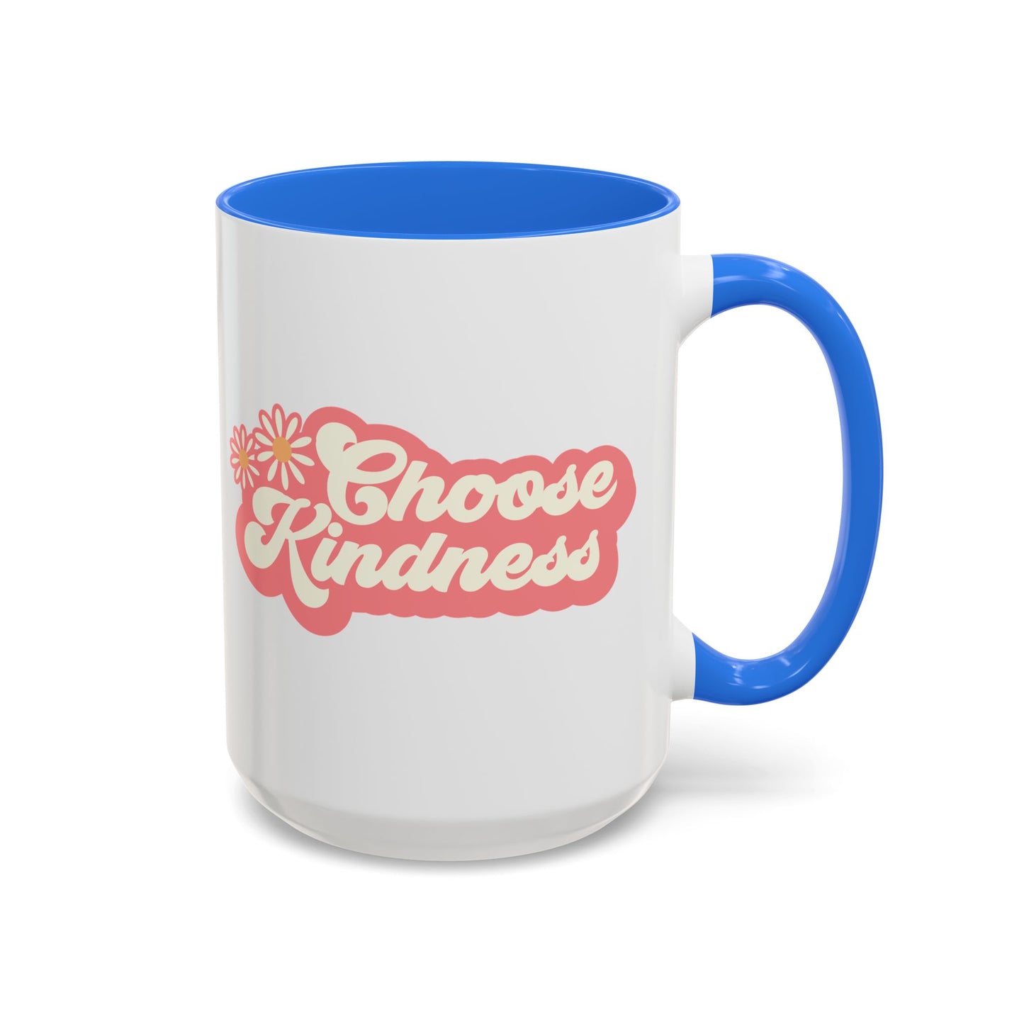 Choose Kindness Retro Accent Mug (11oz/15oz)