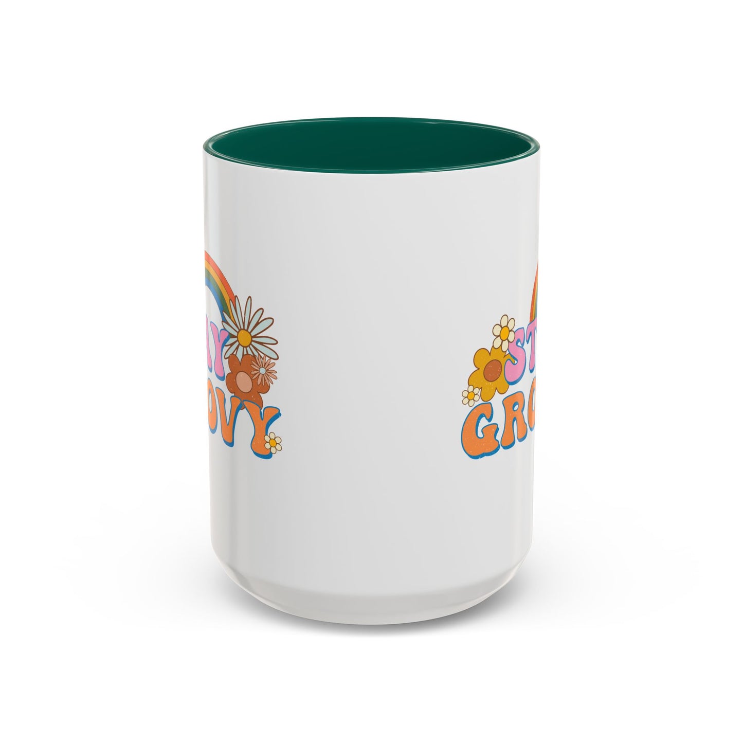Stay Groovy Coffee Mug – Accent (11/15oz, 9 Colors)