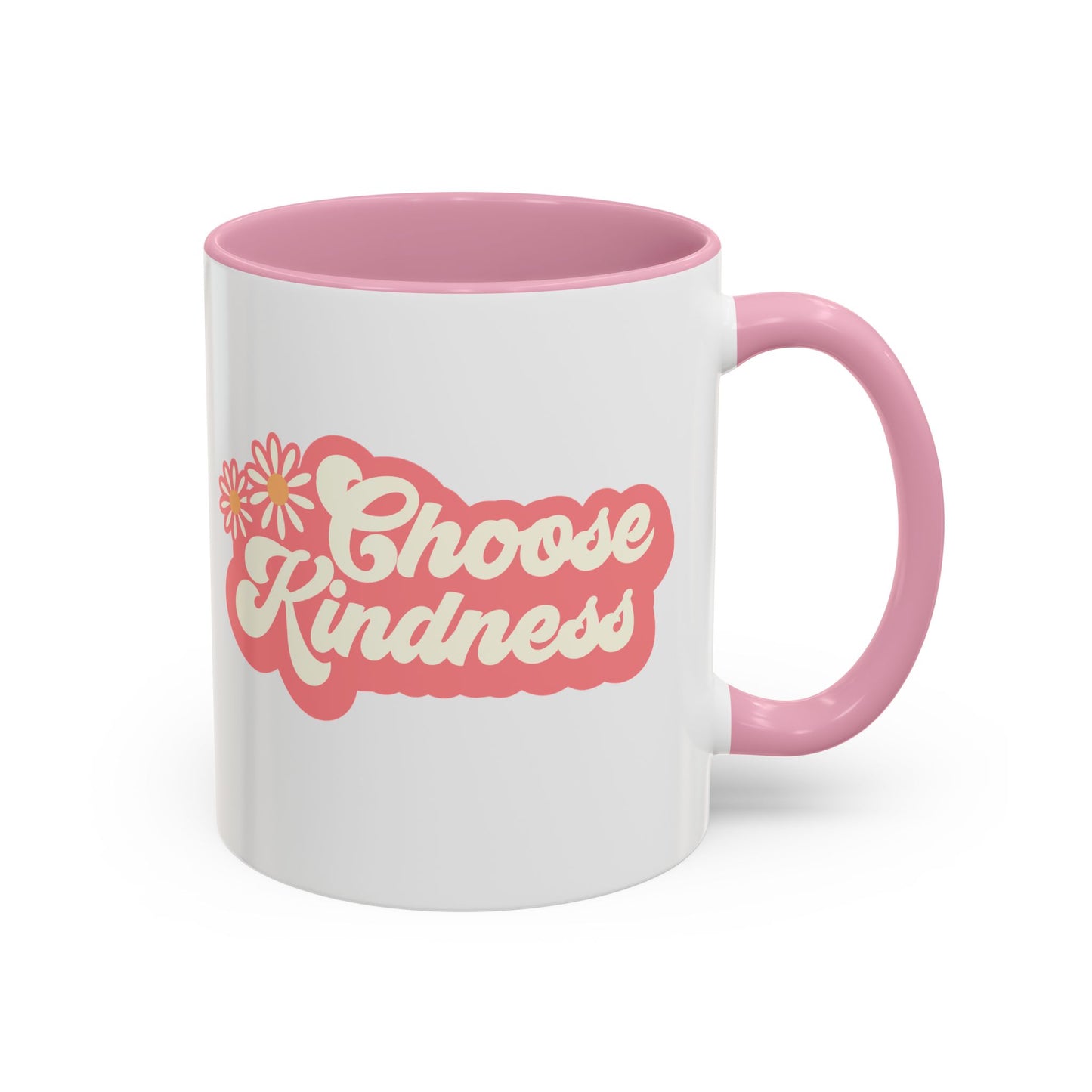 Choose Kindness Retro Accent Mug (11oz/15oz)