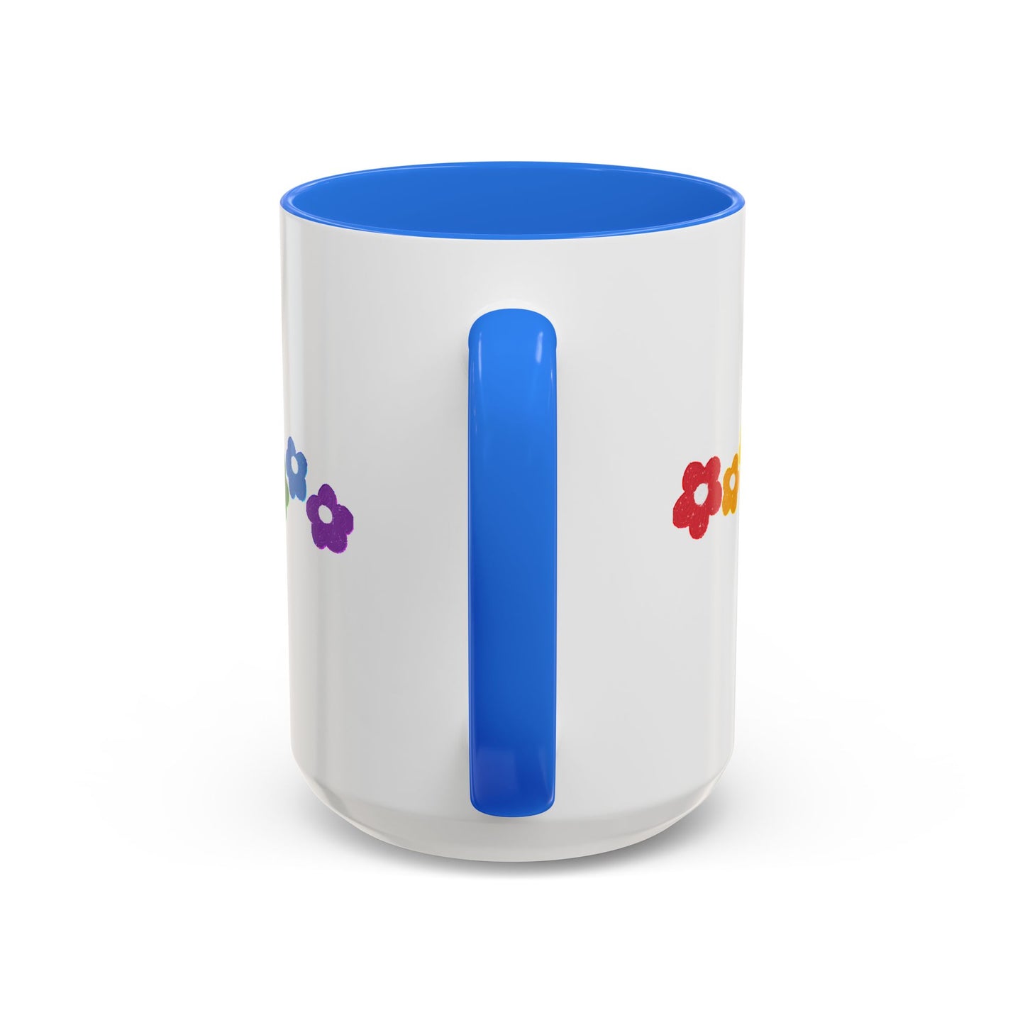Rainbow Flower Arc Ceramic Mug – 11oz, 15oz, 20oz
