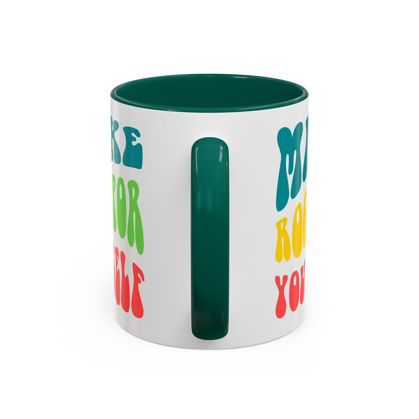 Make Room For Yourself – Retro Affirmation Accent Mug (11oz/15oz)