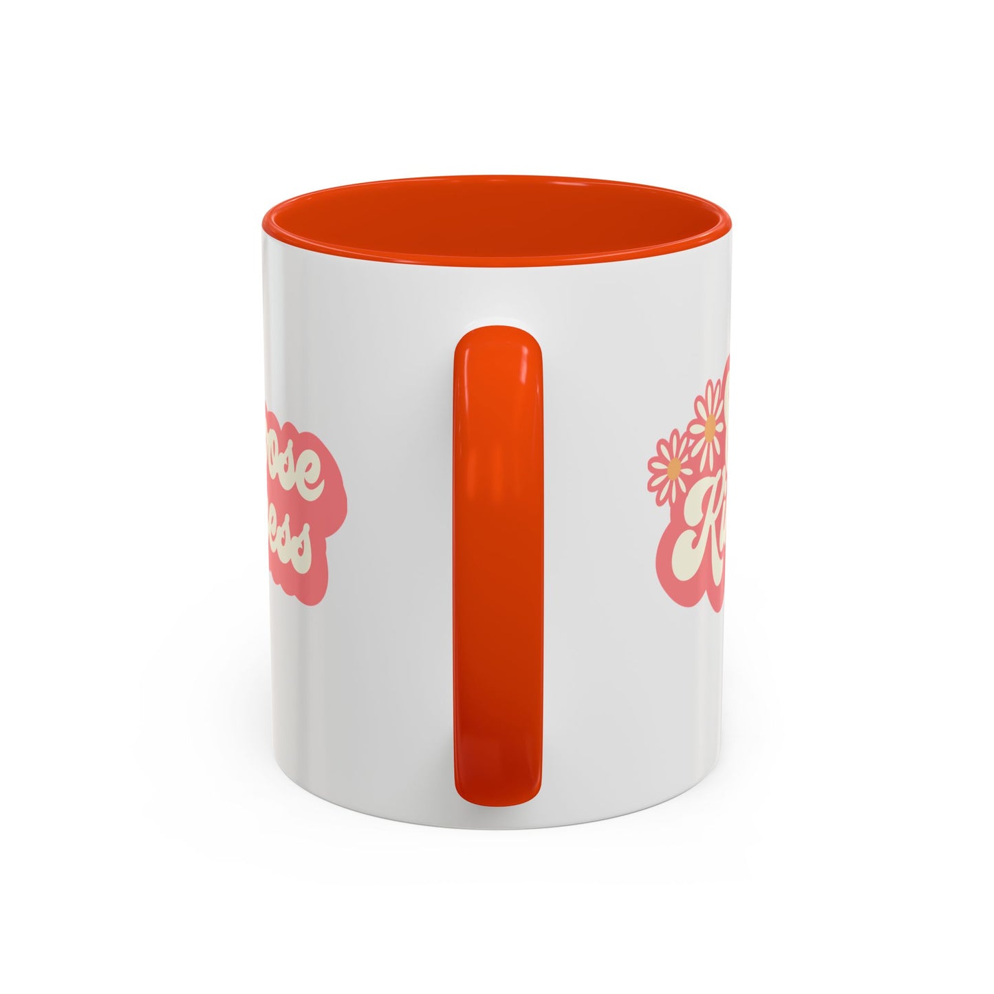 Choose Kindness Retro Accent Mug (11oz/15oz)