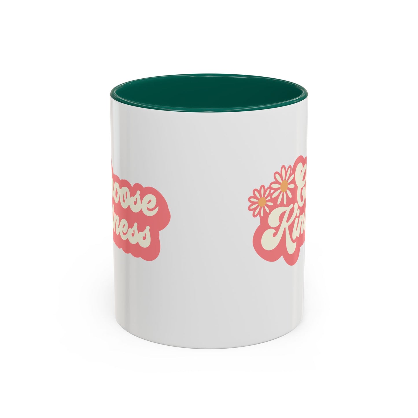 Choose Kindness Retro Accent Mug (11oz/15oz)