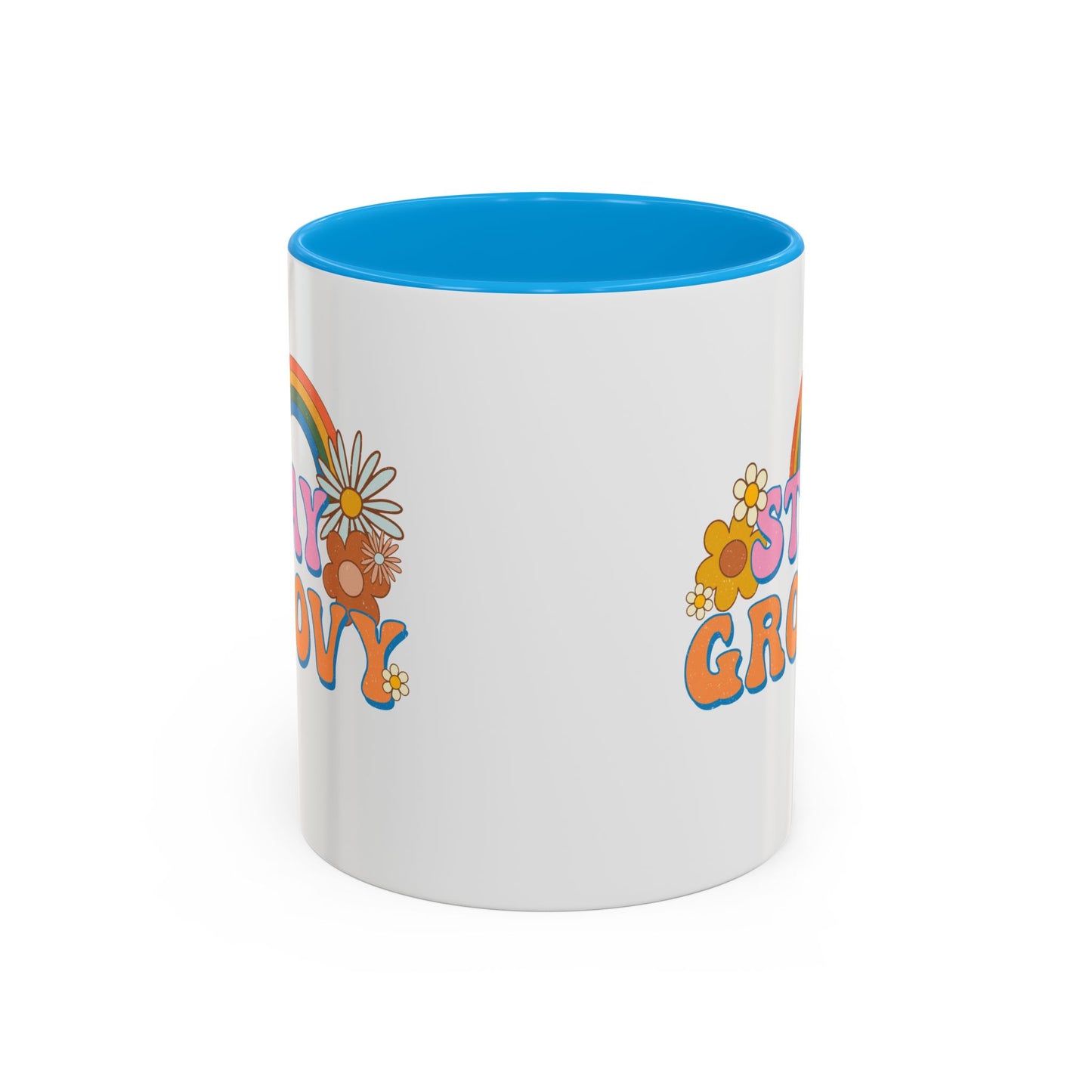 Stay Groovy Coffee Mug – Accent (11/15oz, 9 Colors)