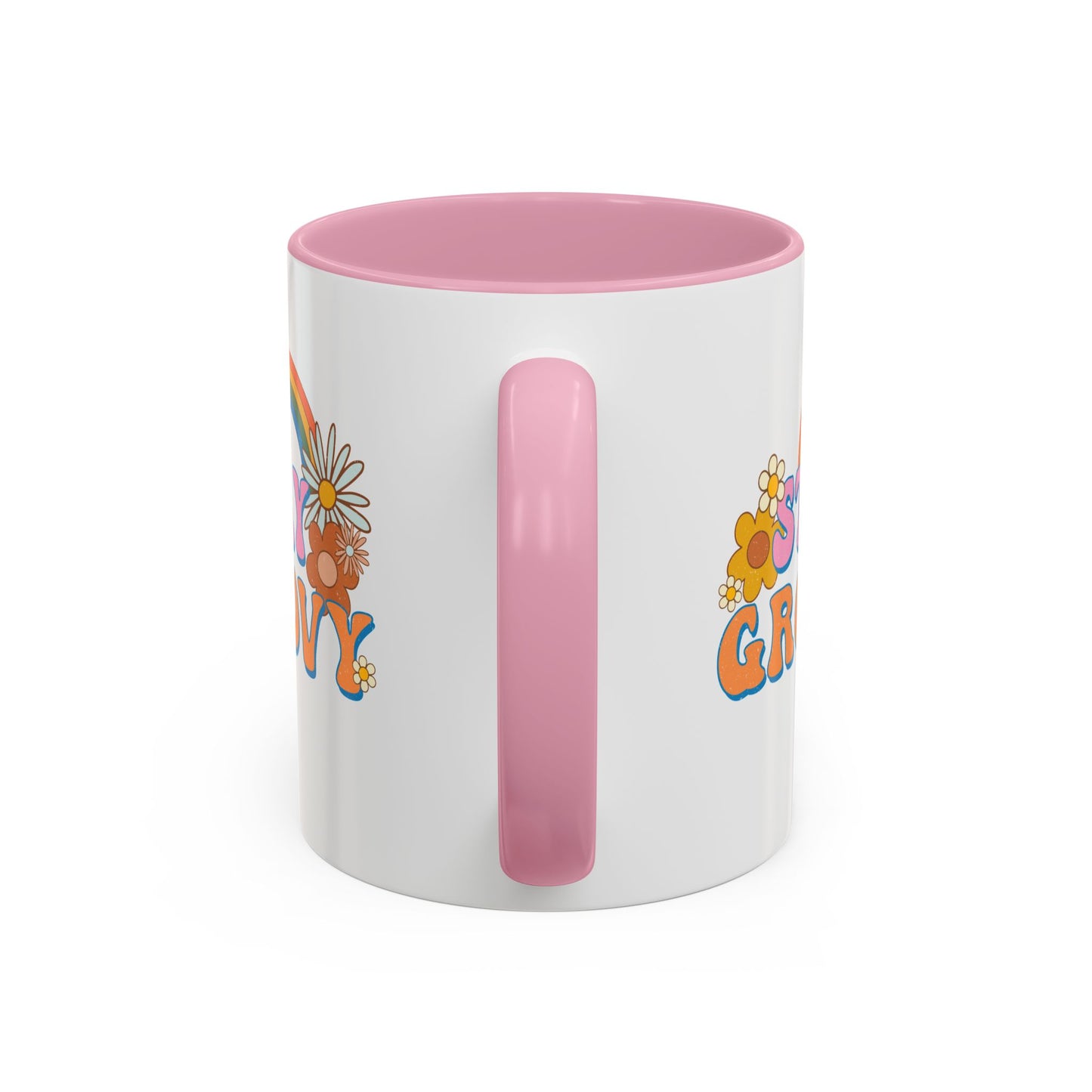 Stay Groovy Coffee Mug – Accent (11/15oz, 9 Colors)