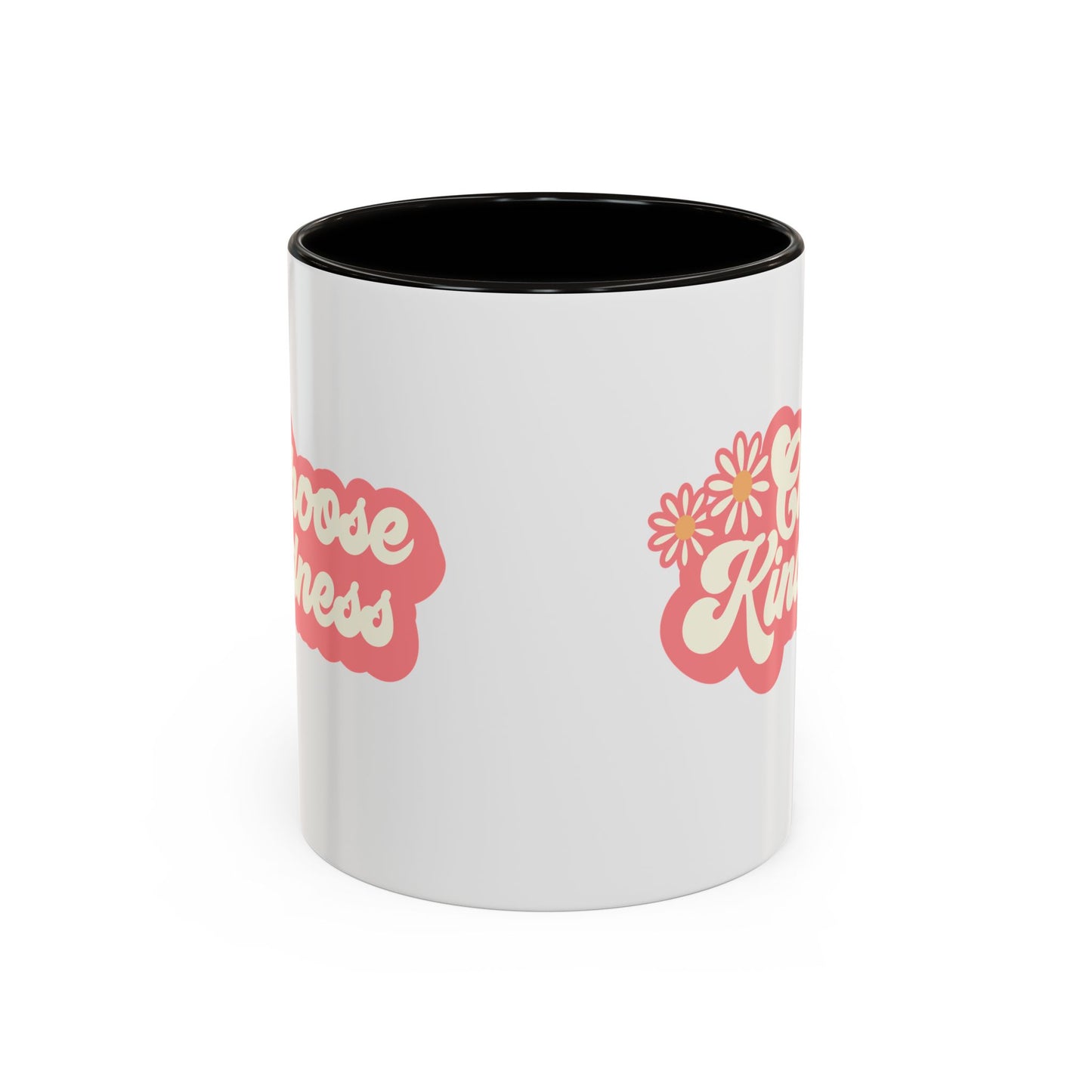 Choose Kindness Retro Accent Mug (11oz/15oz)