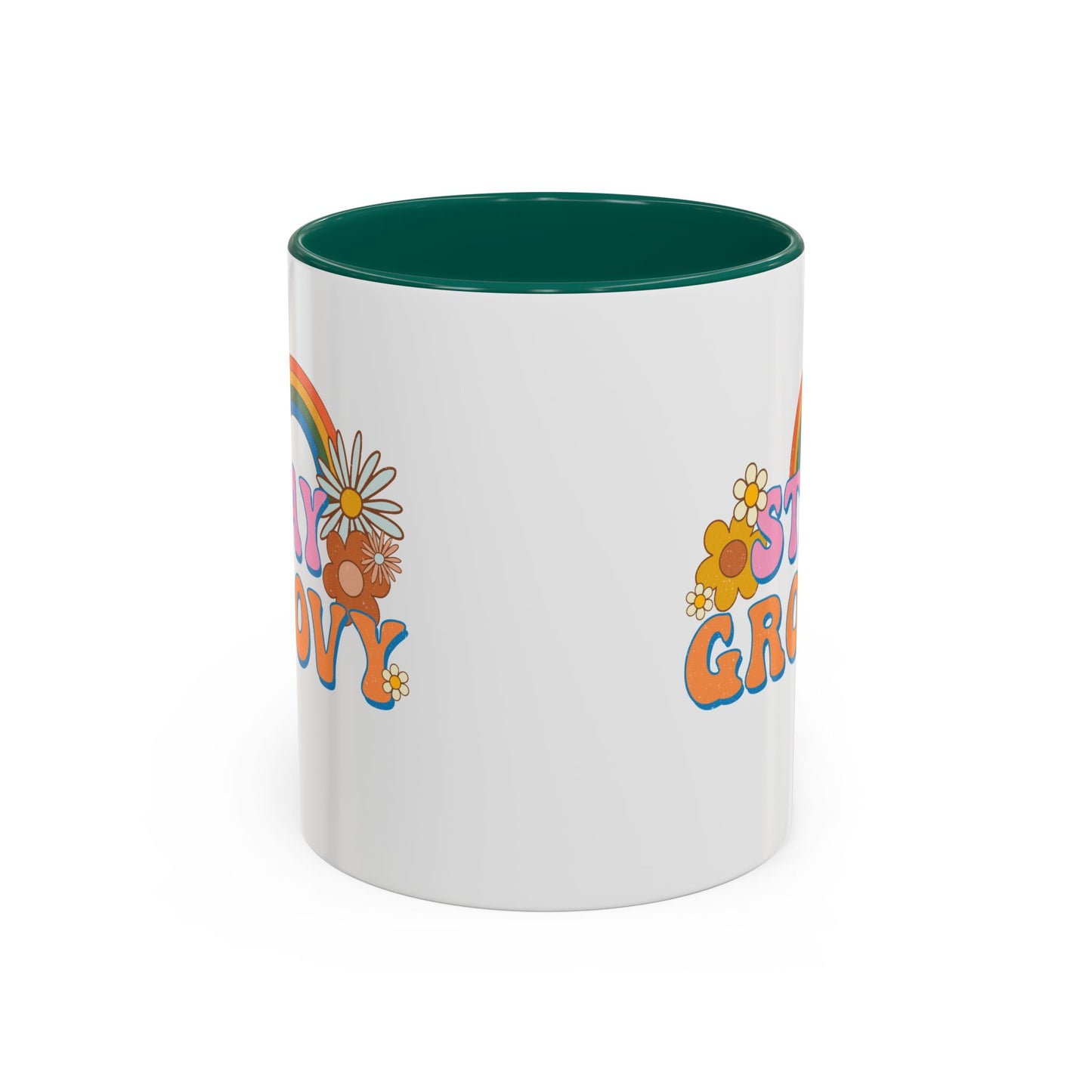 Stay Groovy Coffee Mug – Accent (11/15oz, 9 Colors)