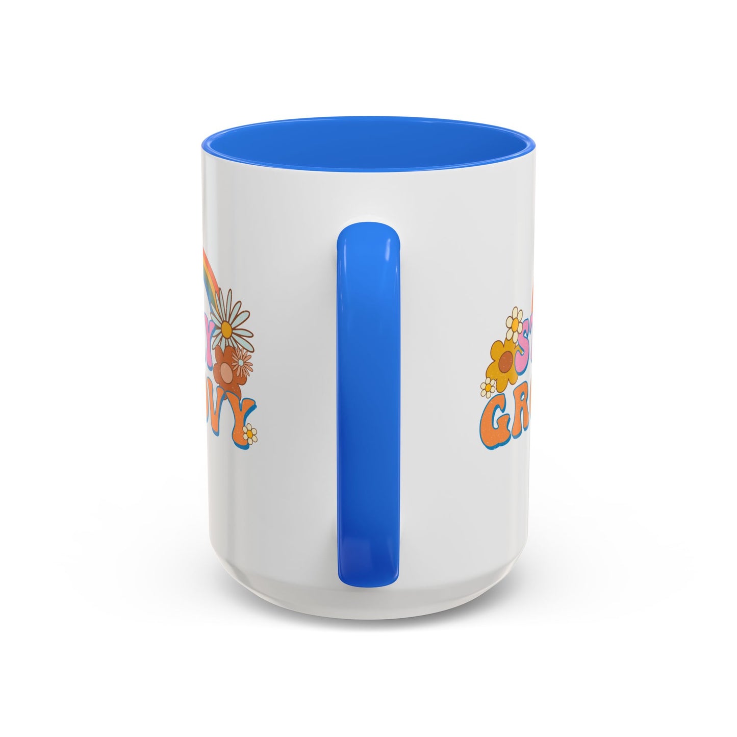 Stay Groovy Coffee Mug – Accent (11/15oz, 9 Colors)