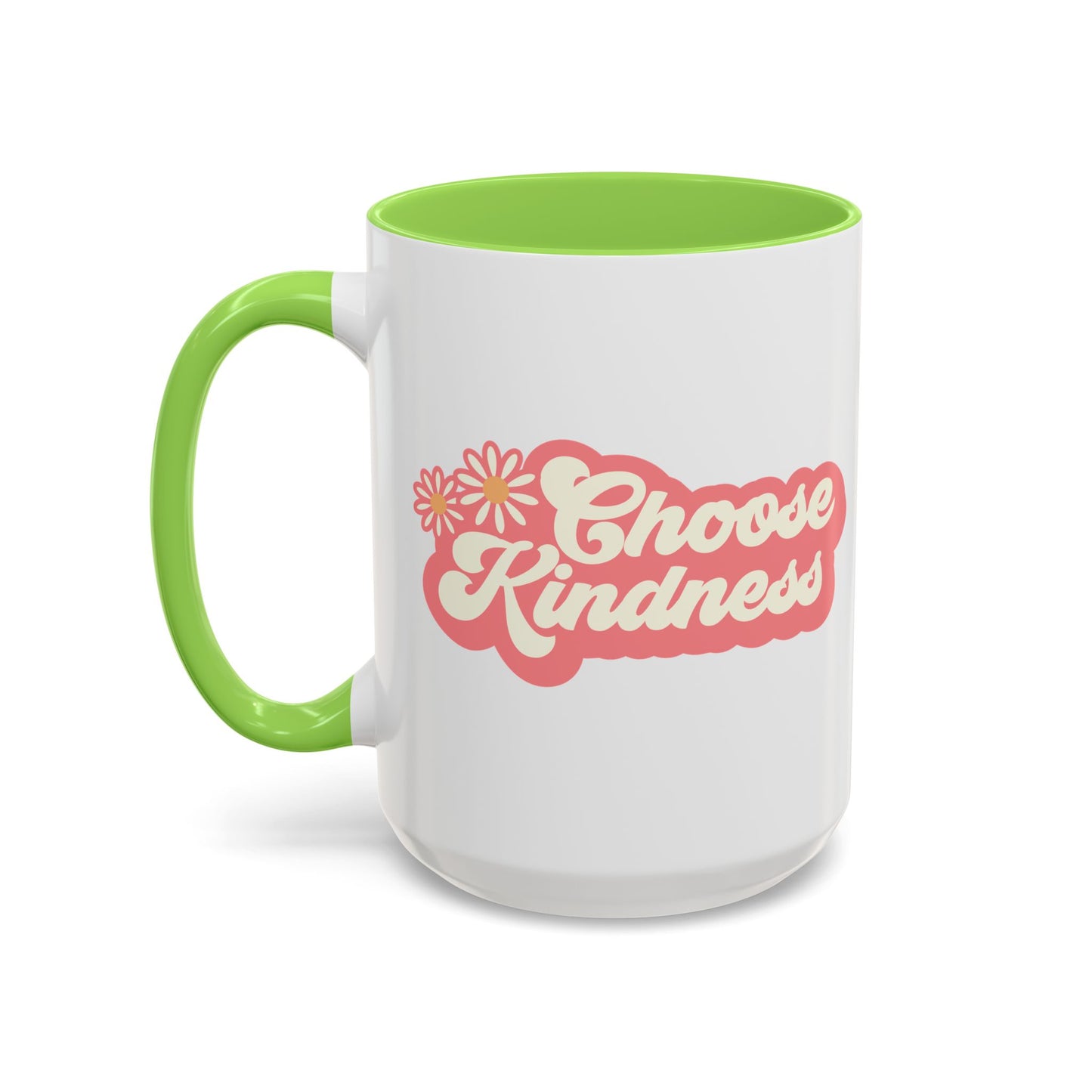 Choose Kindness Retro Accent Mug (11oz/15oz)