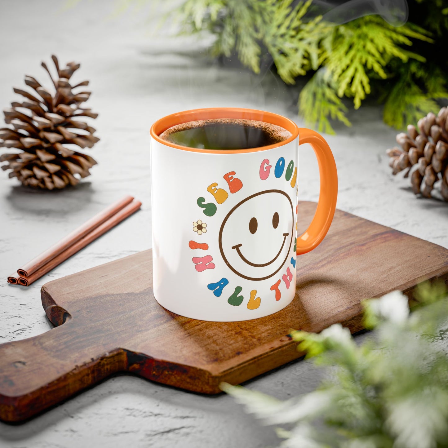 See Good In All Things – Accent Mug (11oz/15oz)