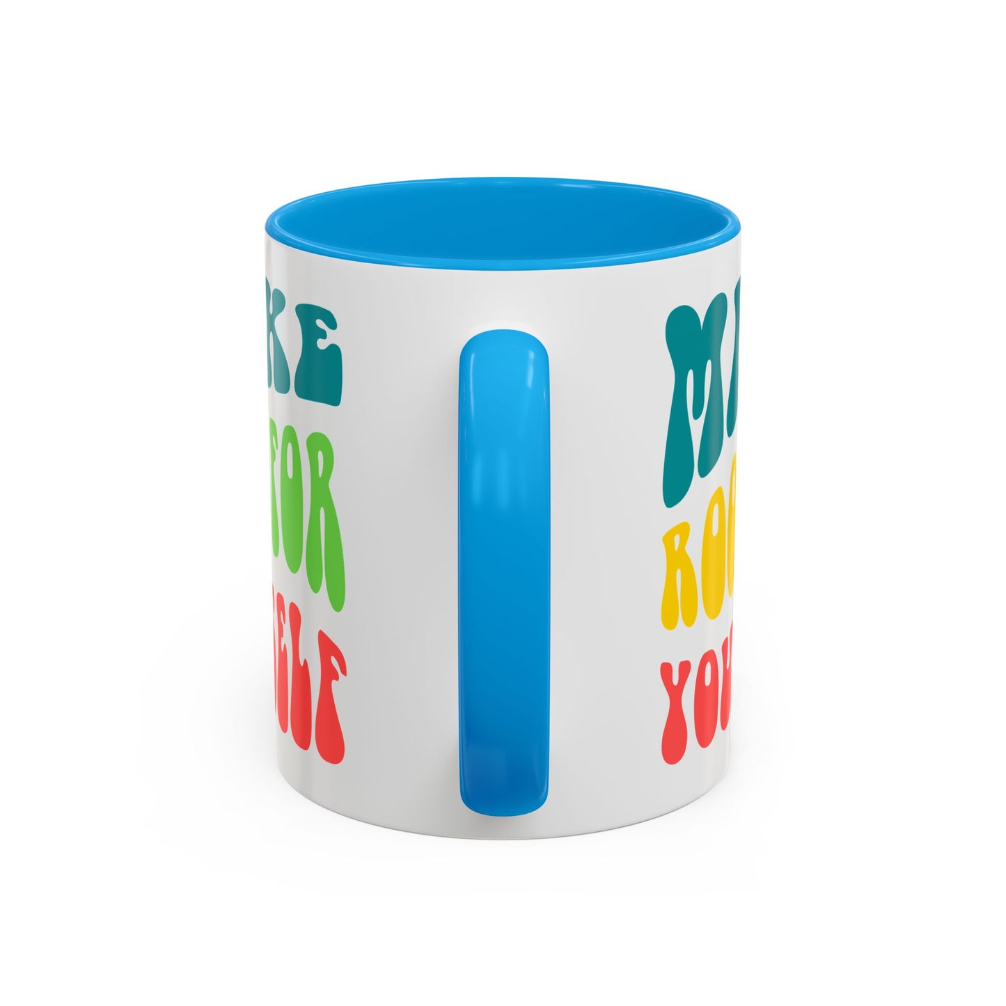 Make Room For Yourself – Retro Affirmation Accent Mug (11oz/15oz)