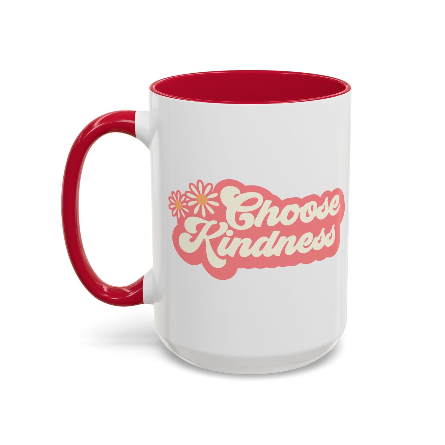 Choose Kindness Retro Accent Mug (11oz/15oz)
