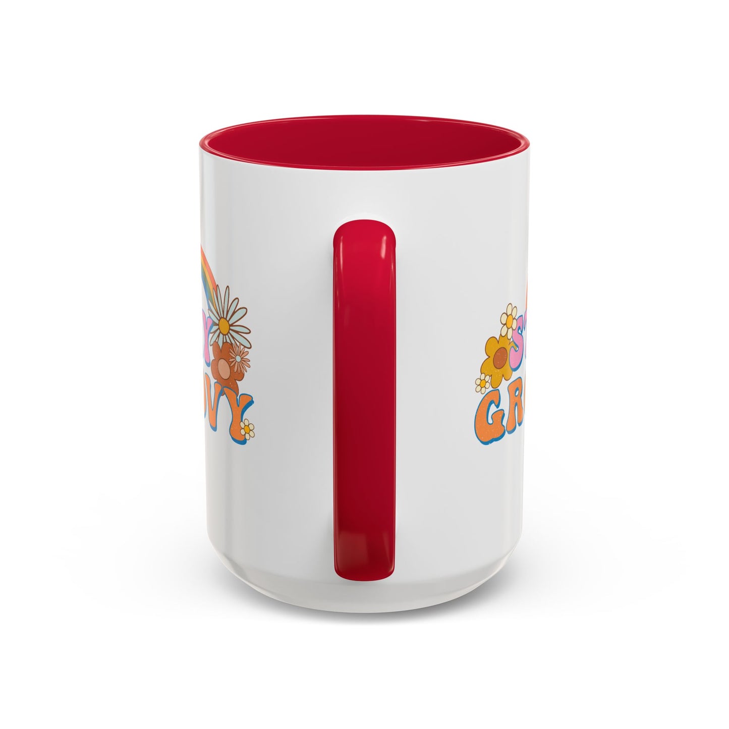 Stay Groovy Coffee Mug – Accent (11/15oz, 9 Colors)