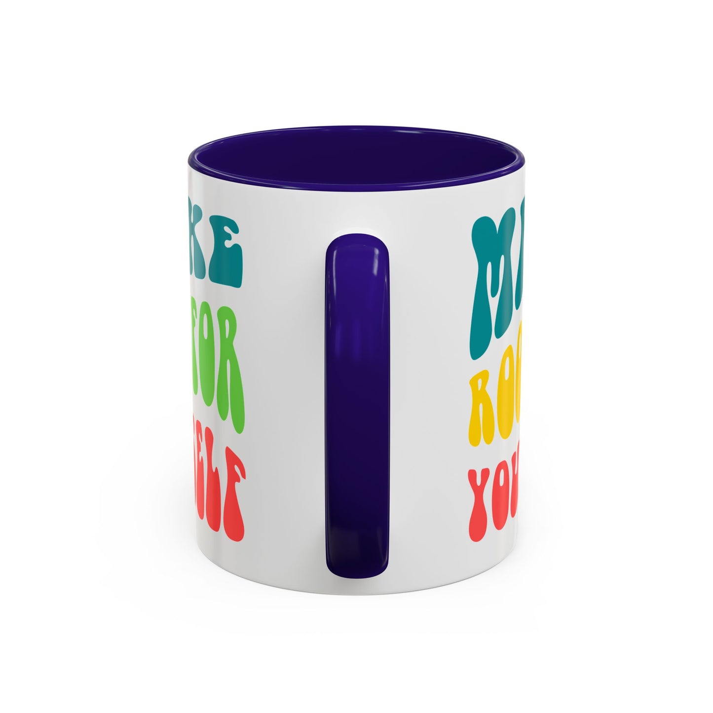 Make Room For Yourself – Retro Affirmation Accent Mug (11oz/15oz)