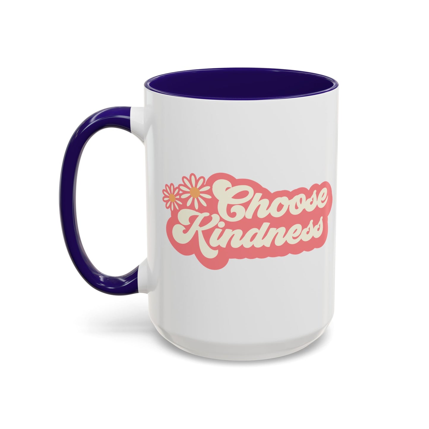 Choose Kindness Retro Accent Mug (11oz/15oz)
