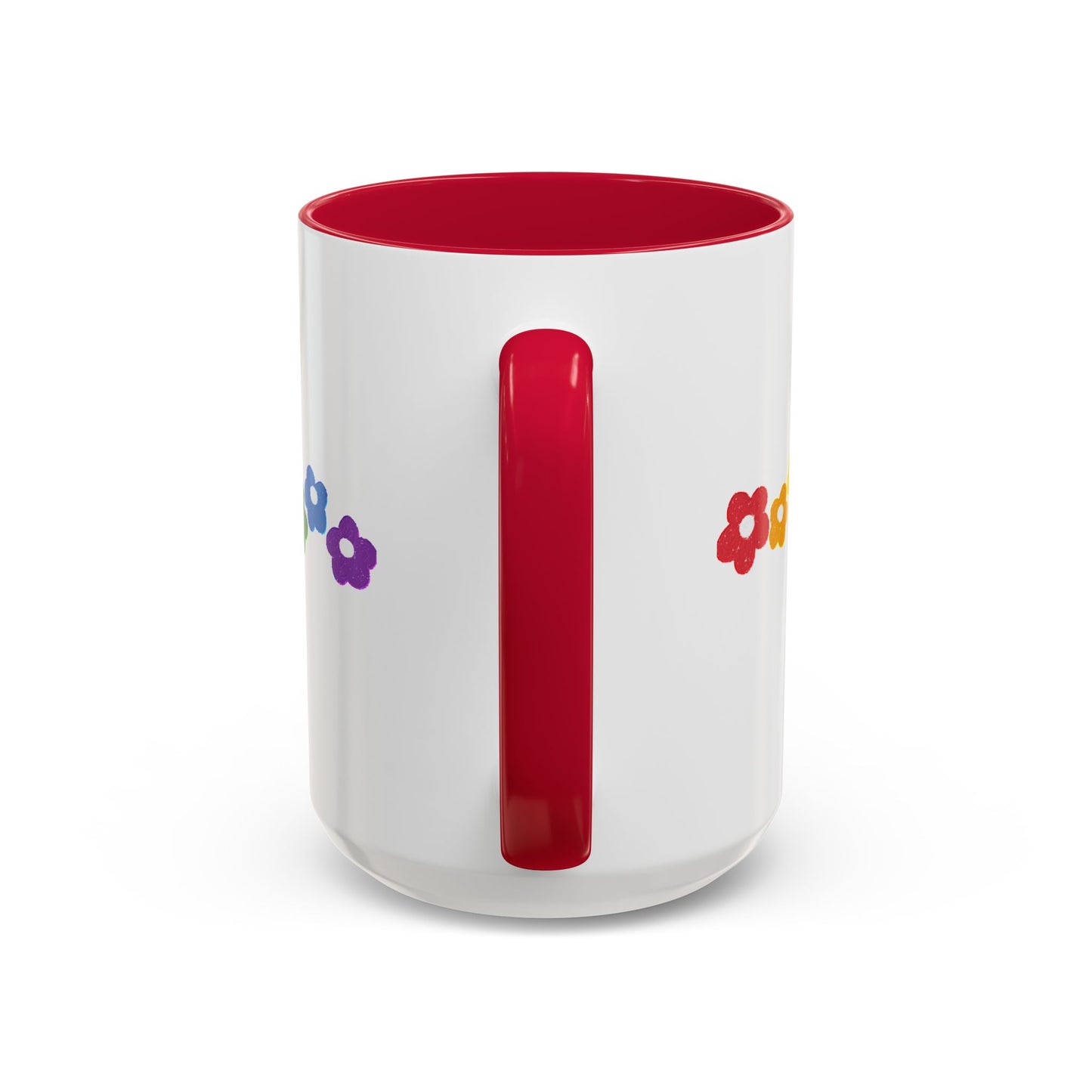 Rainbow Flower Arc Ceramic Mug – 11oz, 15oz, 20oz