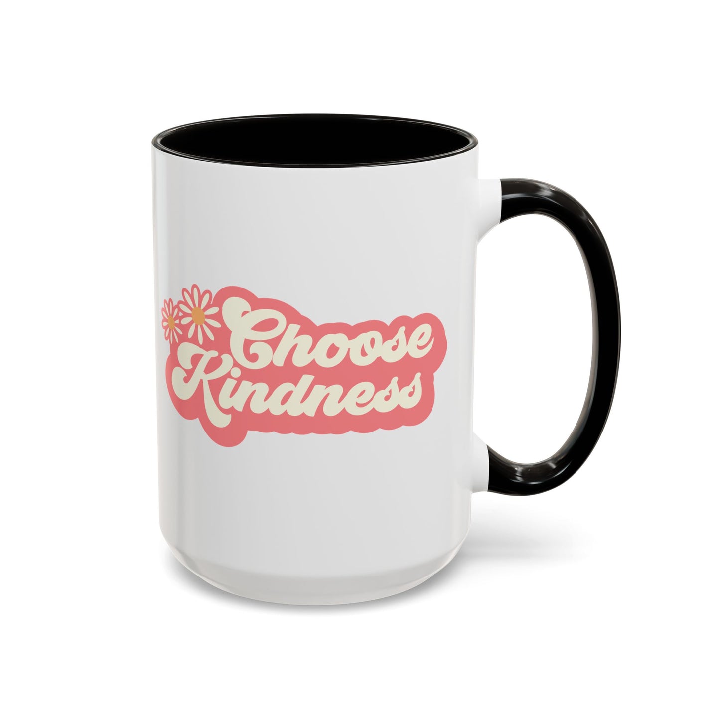 Choose Kindness Retro Accent Mug (11oz/15oz)