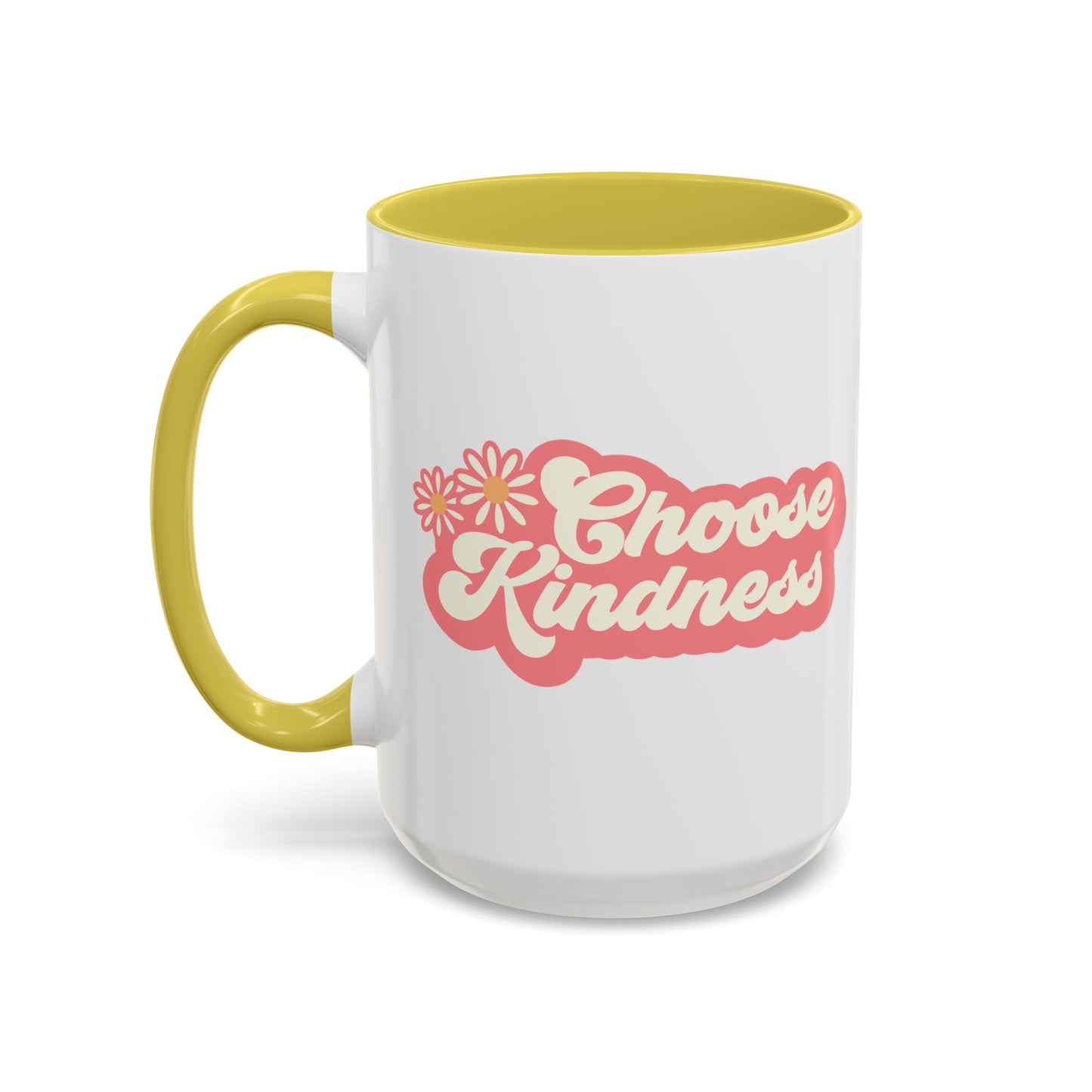 Choose Kindness Retro Accent Mug (11oz/15oz)