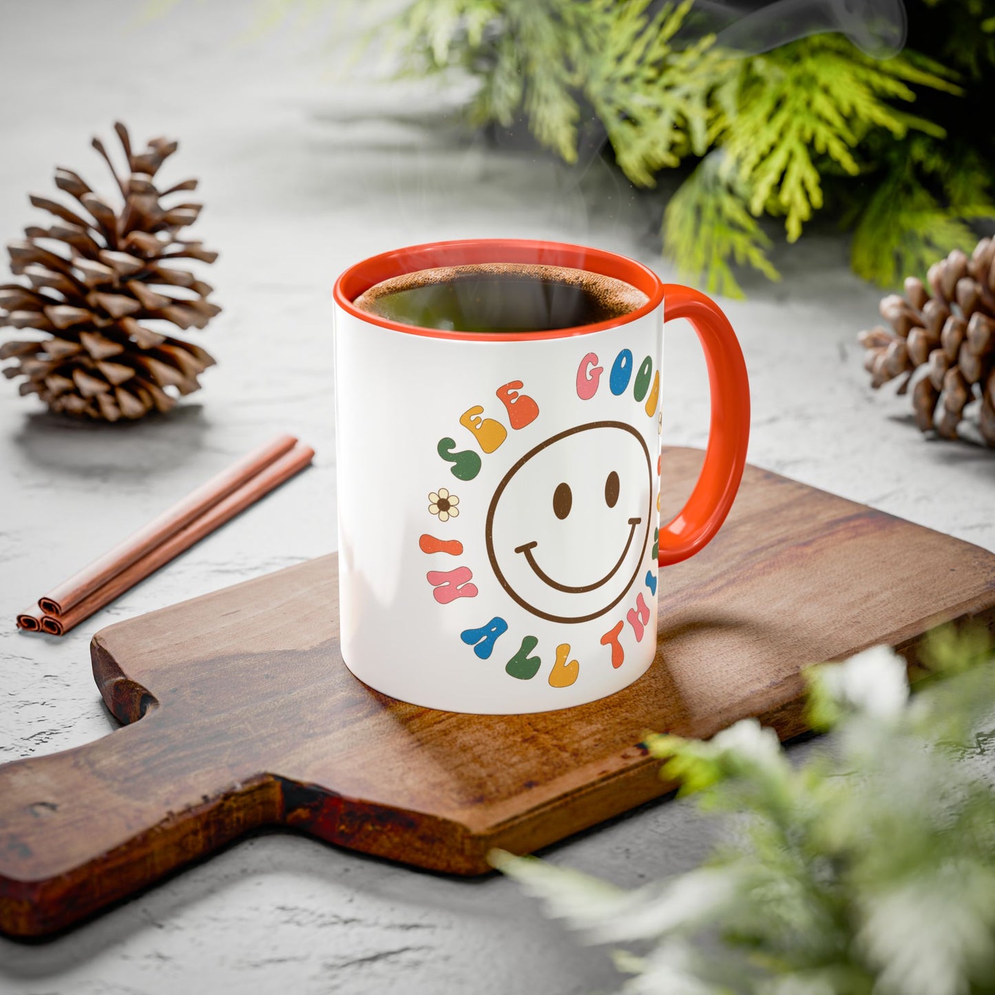 See Good In All Things – Accent Mug (11oz/15oz)