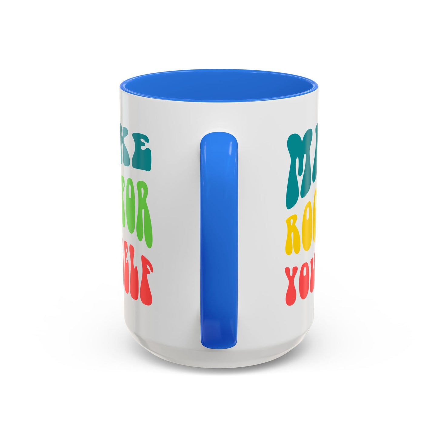 Make Room For Yourself – Retro Affirmation Accent Mug (11oz/15oz)