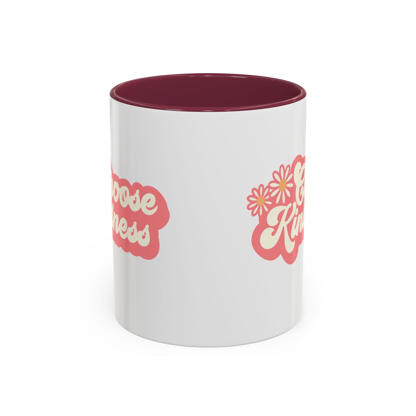 Choose Kindness Retro Accent Mug (11oz/15oz)