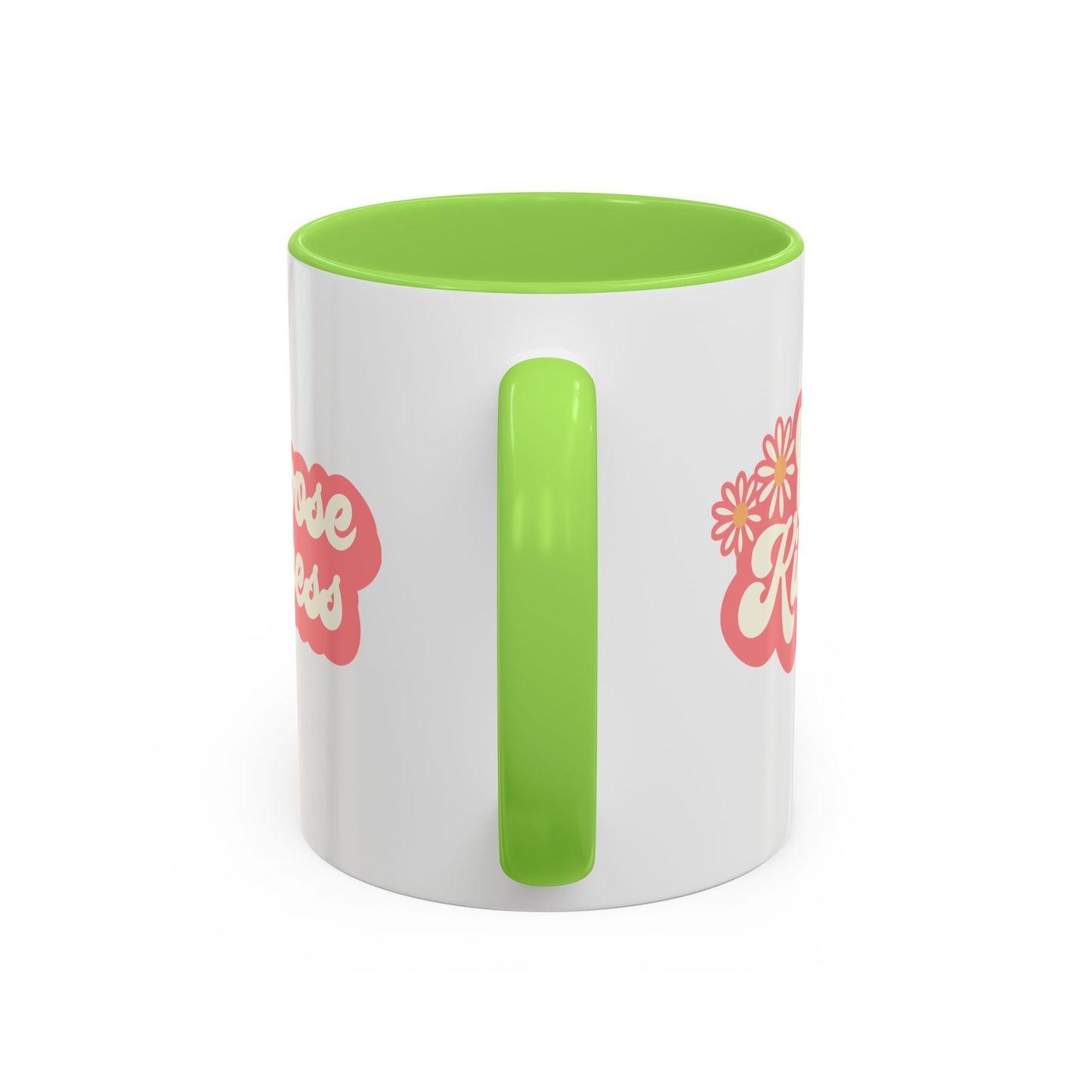 Choose Kindness Retro Accent Mug (11oz/15oz)