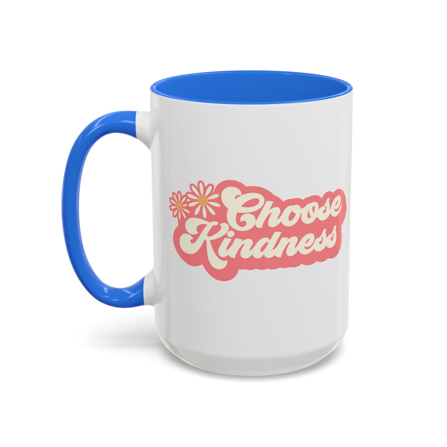 Choose Kindness Retro Accent Mug (11oz/15oz)