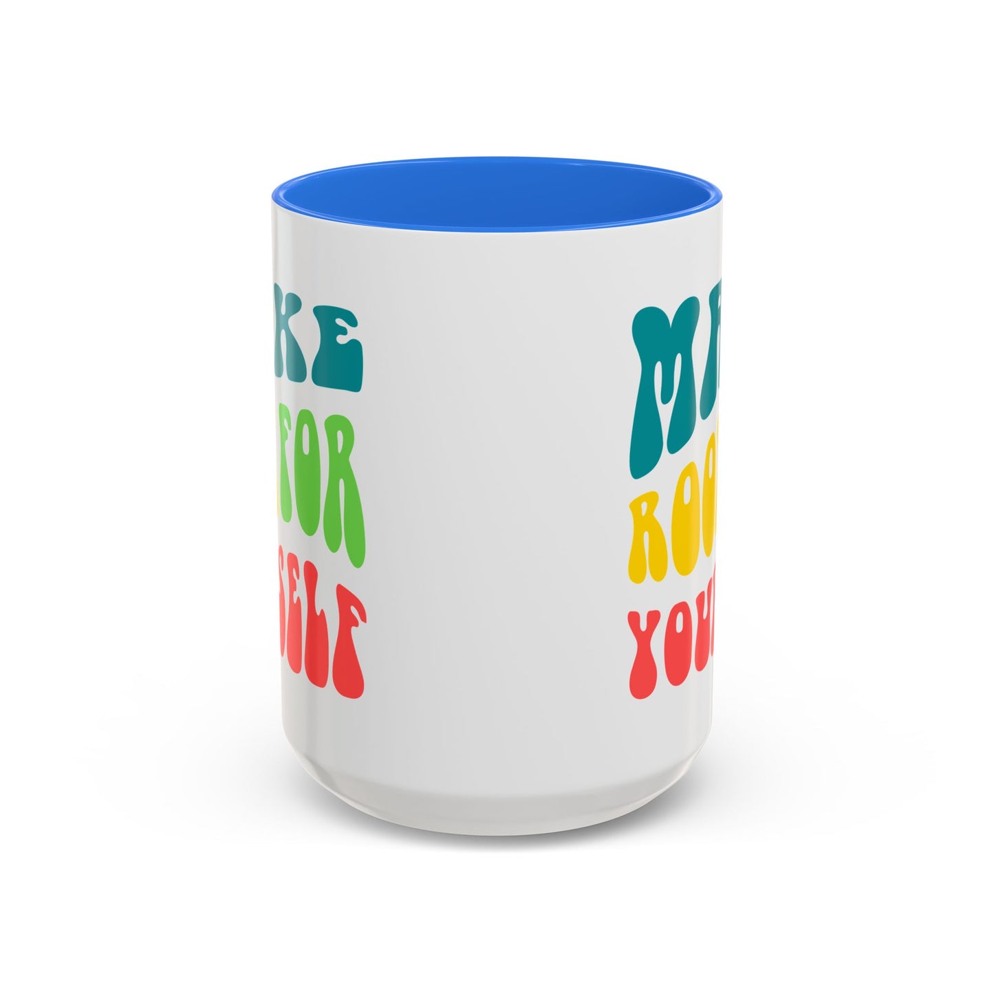 Make Room For Yourself – Retro Affirmation Accent Mug (11oz/15oz)