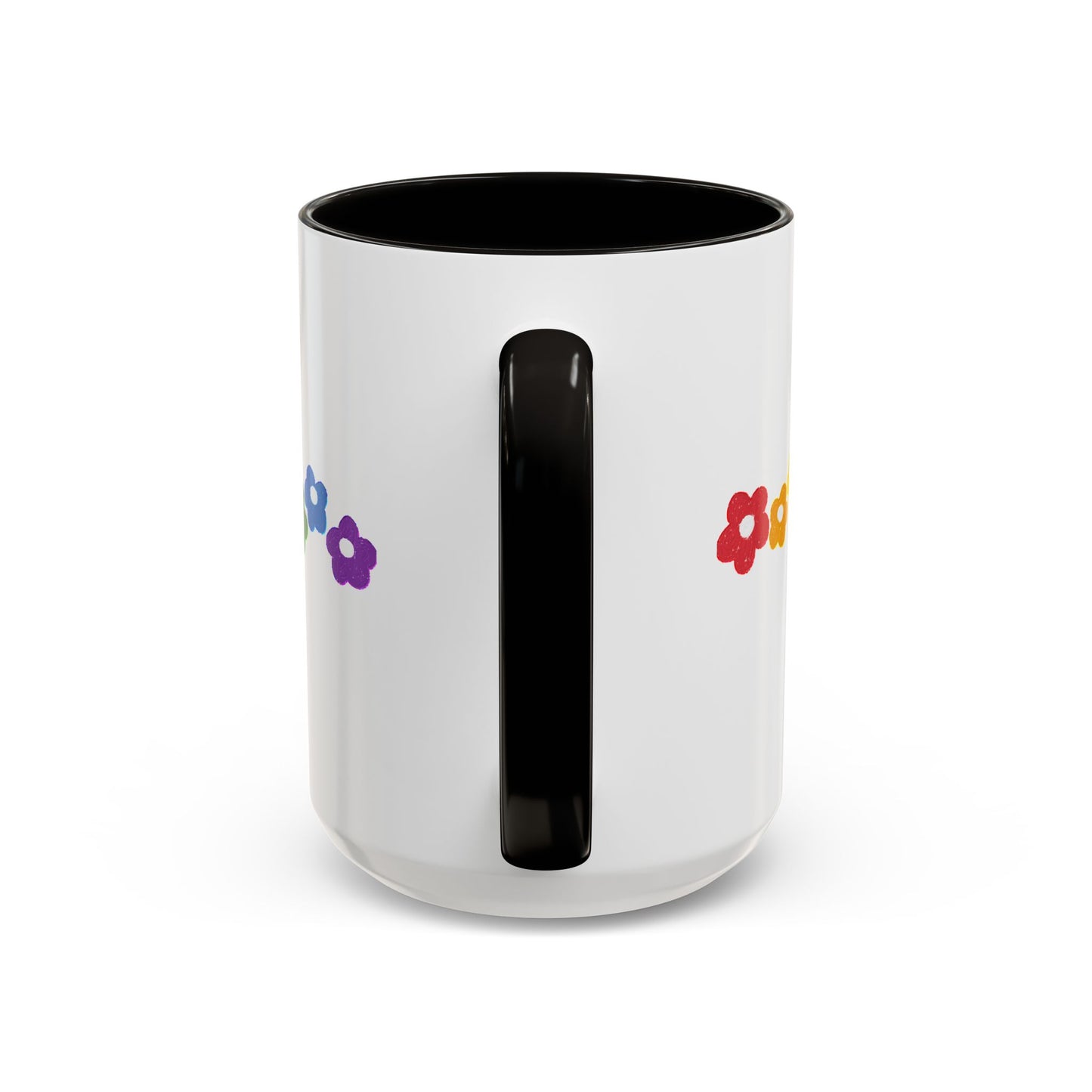 Rainbow Flower Arc Ceramic Mug – 11oz, 15oz, 20oz