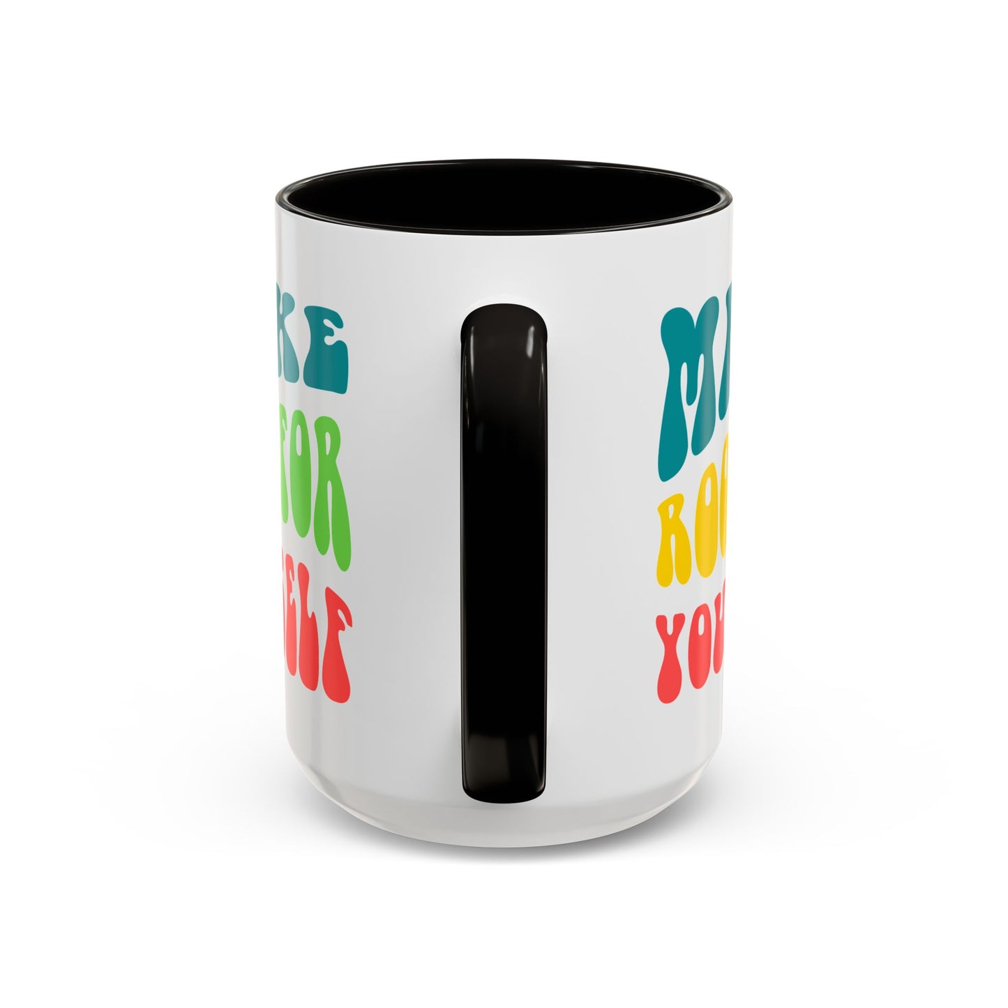 Make Room For Yourself – Retro Affirmation Accent Mug (11oz/15oz)
