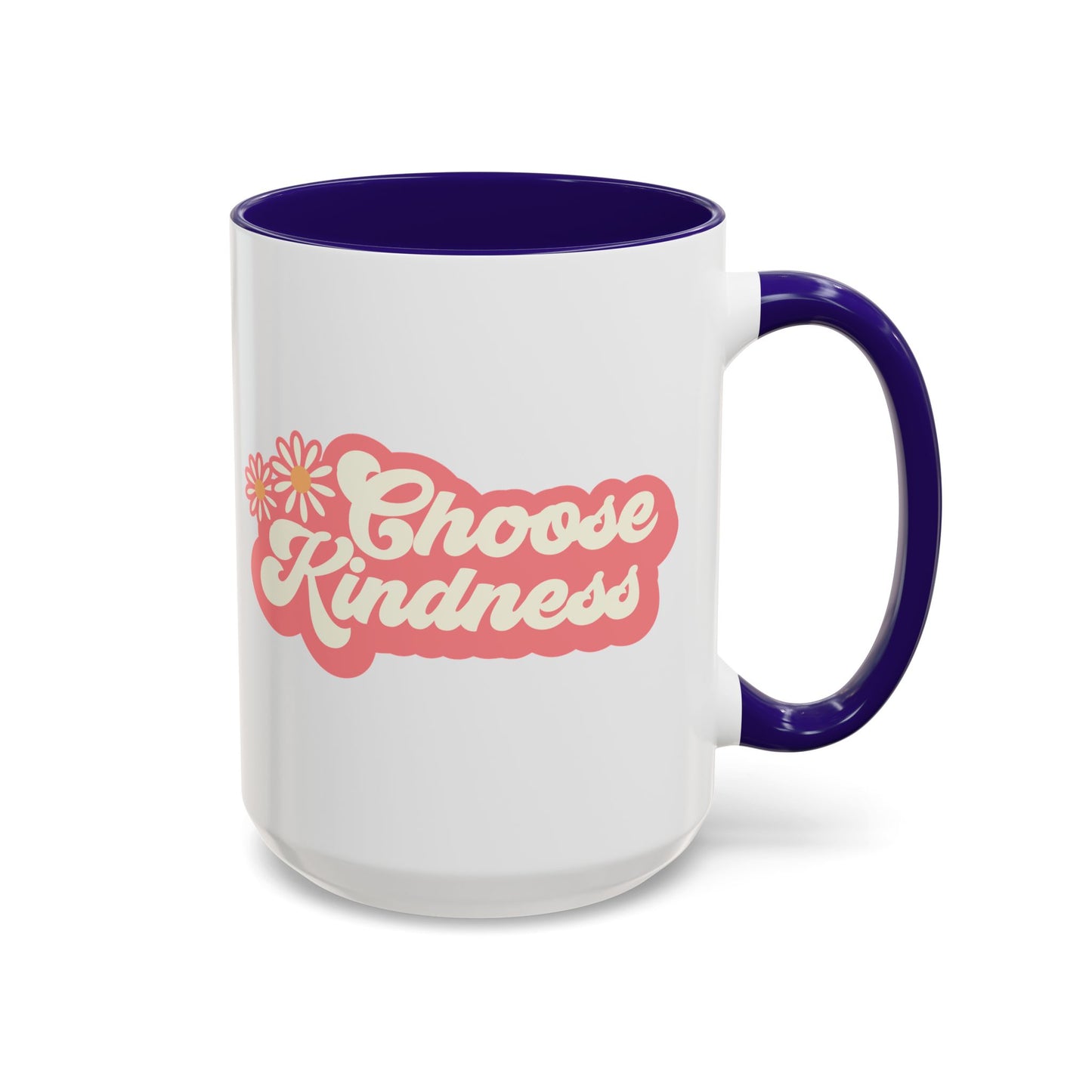 Choose Kindness Retro Accent Mug (11oz/15oz)